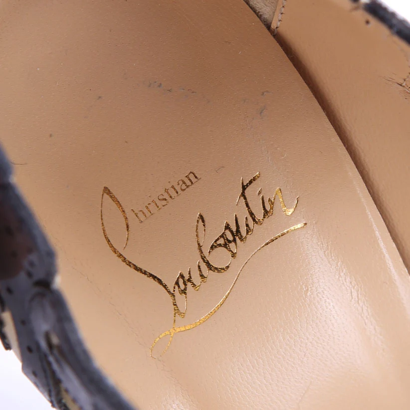 Mandolina 120 Bootie Size 38.5 Black/Gold - Image 8