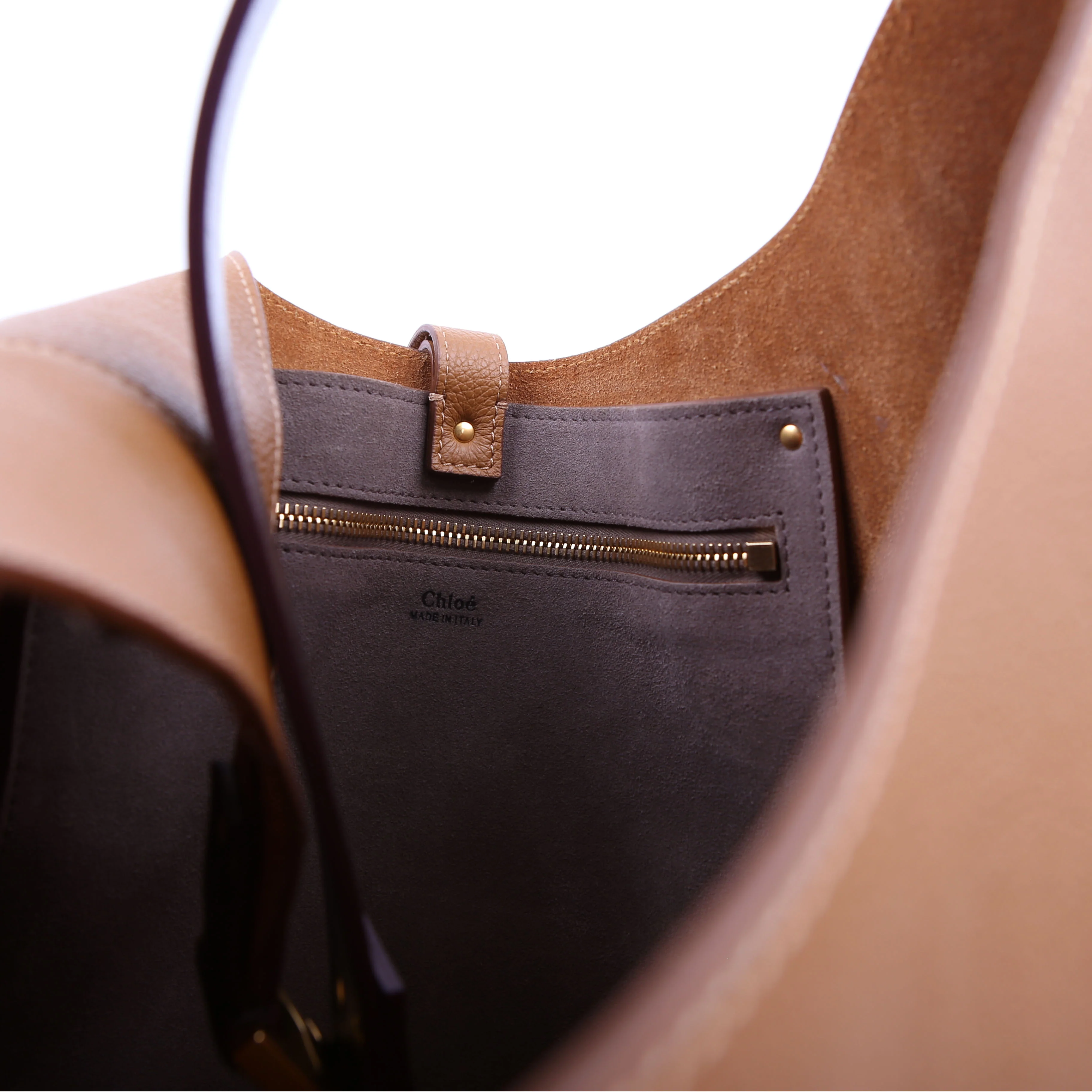 Marcie Hobo Grained Leather Brown - Image 10