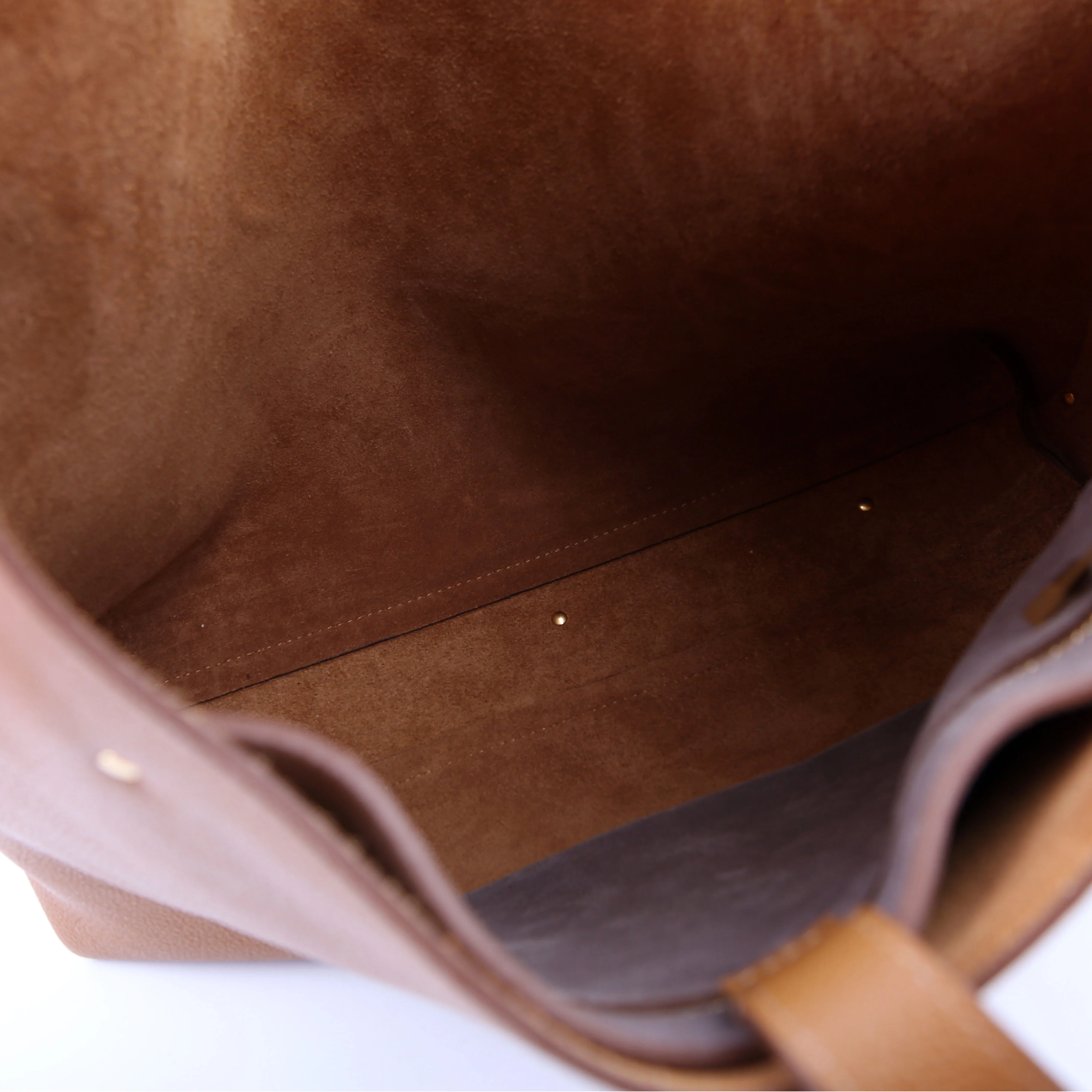 Marcie Hobo Grained Leather Brown - Image 12