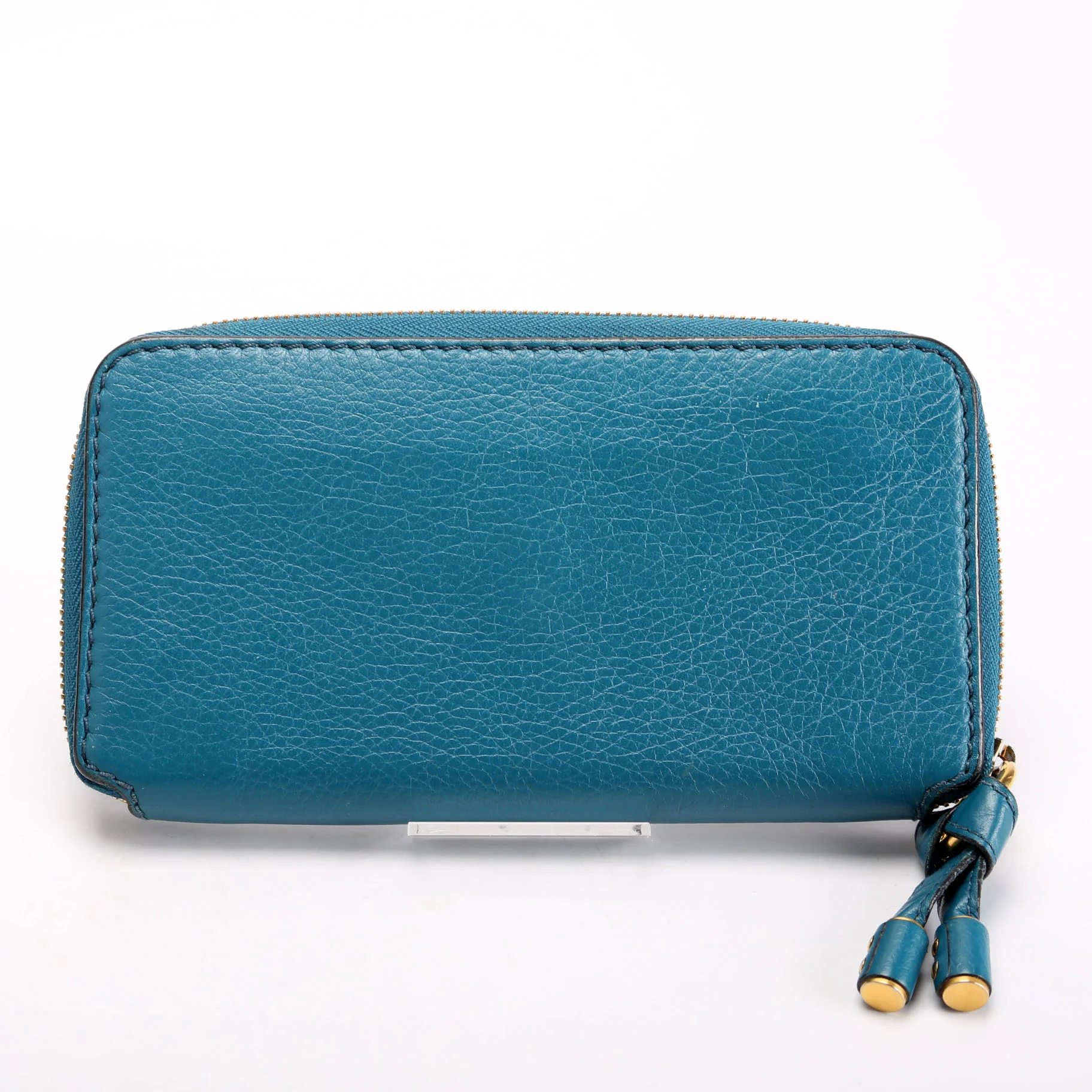 Marcie Long Zip Around Wallet Blue - Image 3