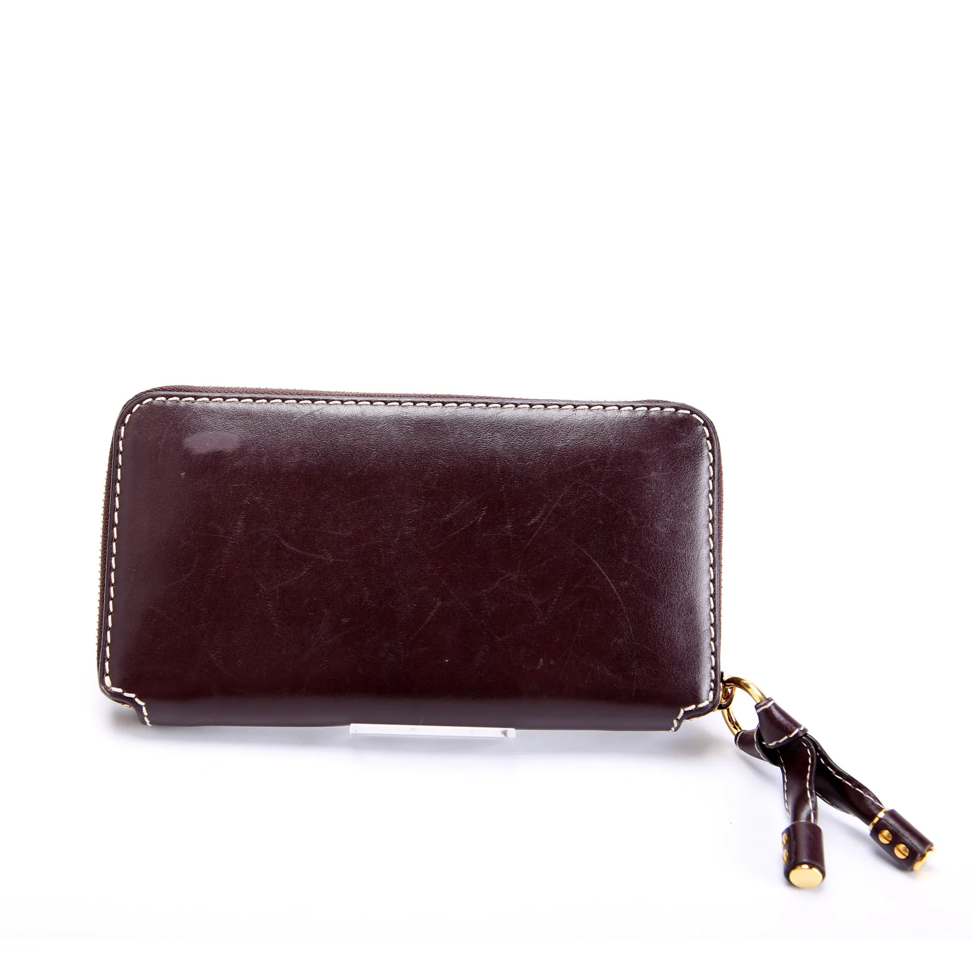 Marcie Long Zip Around Wallet Brown - Image 3