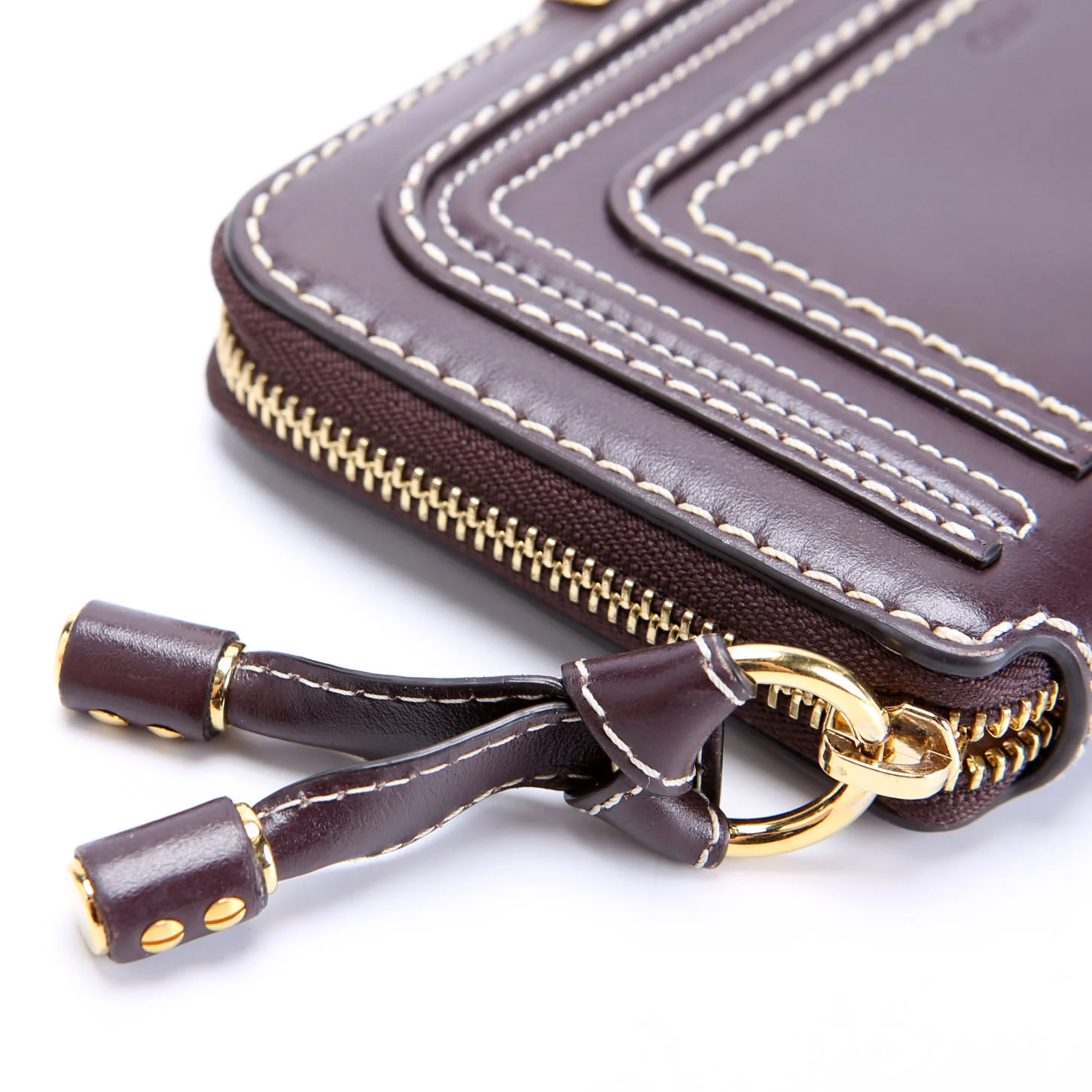 Marcie Long Zip Around Wallet Brown - Image 5
