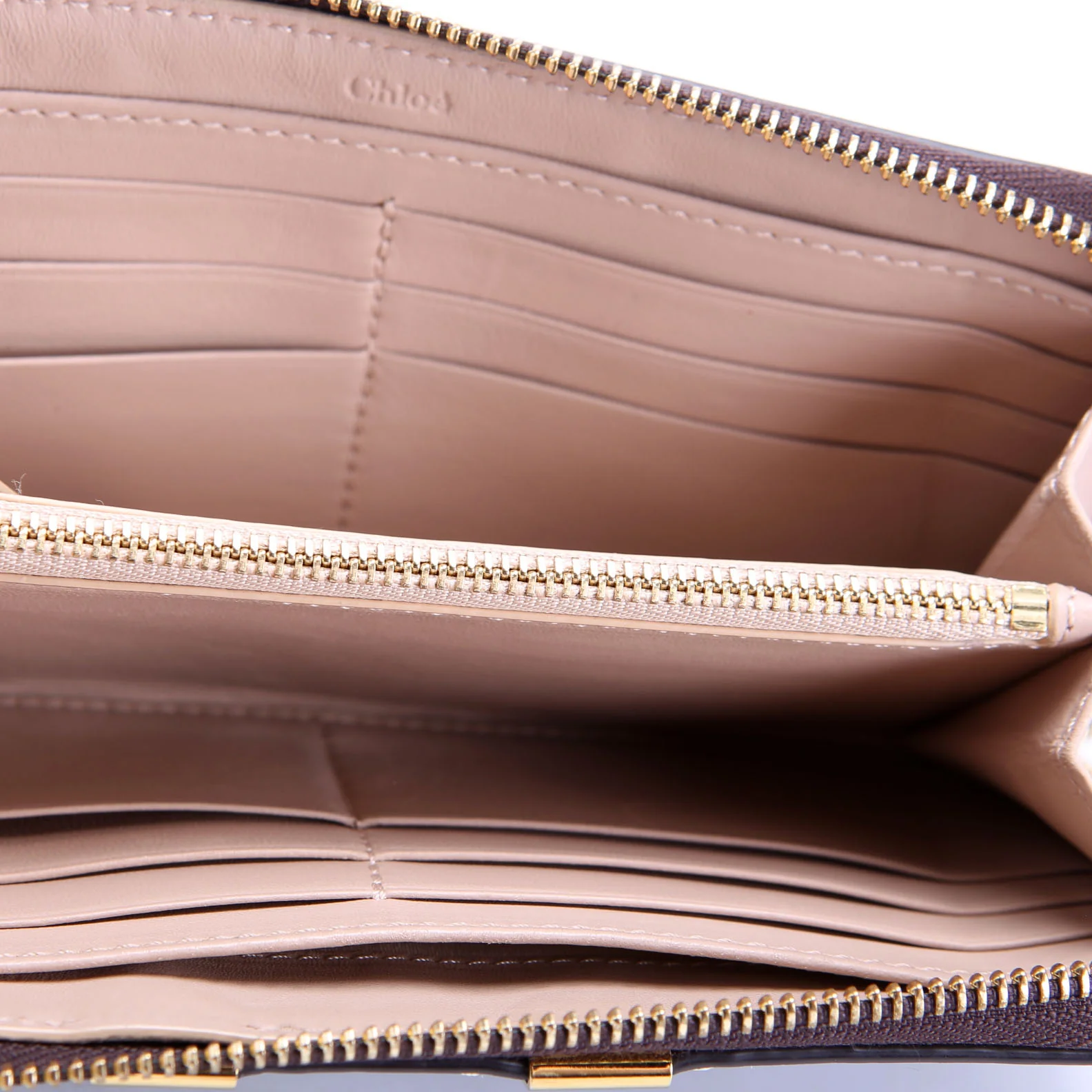 Marcie Long Zip Around Wallet Brown - Image 9