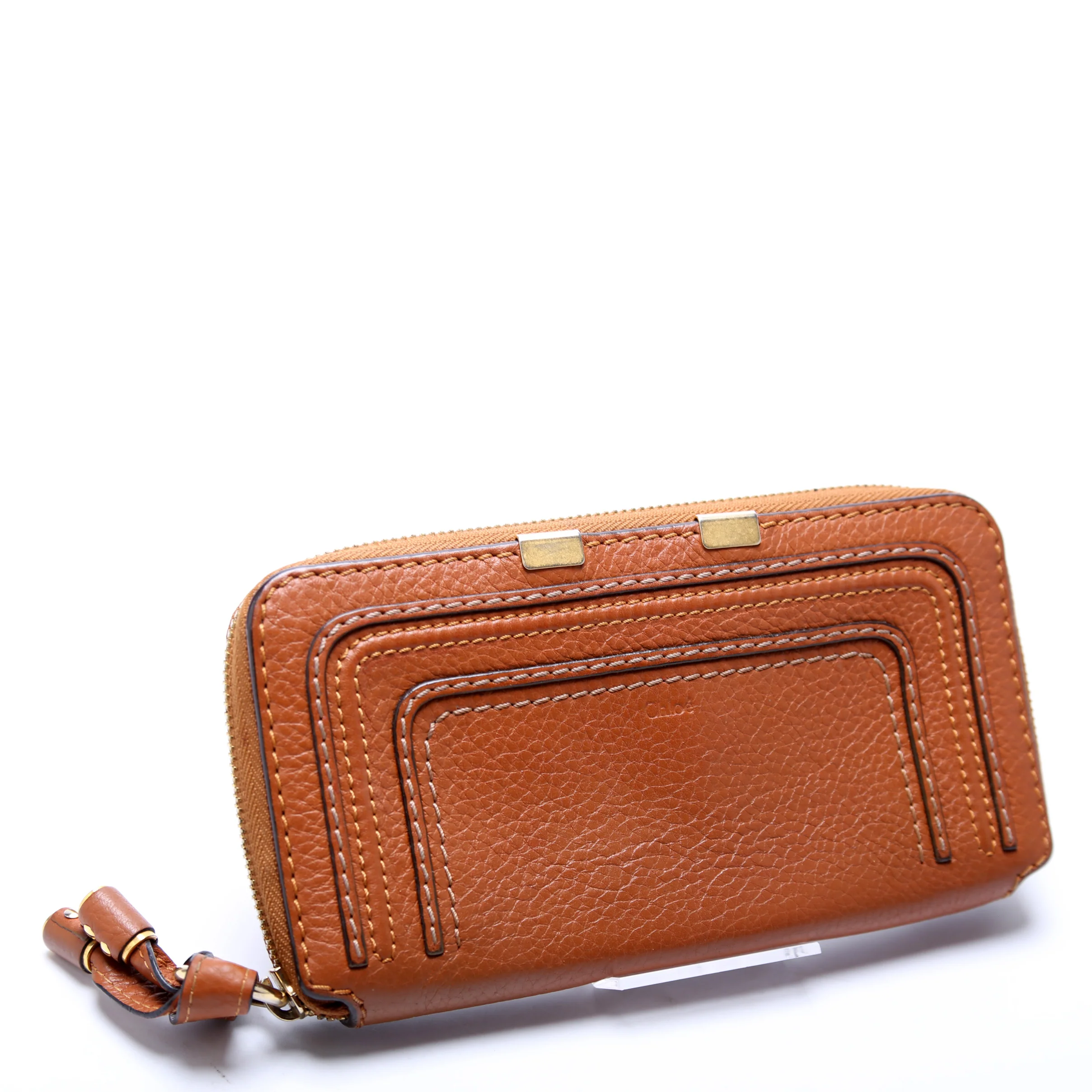 Marcie Long Zip Around Wallet Brown - Image 2