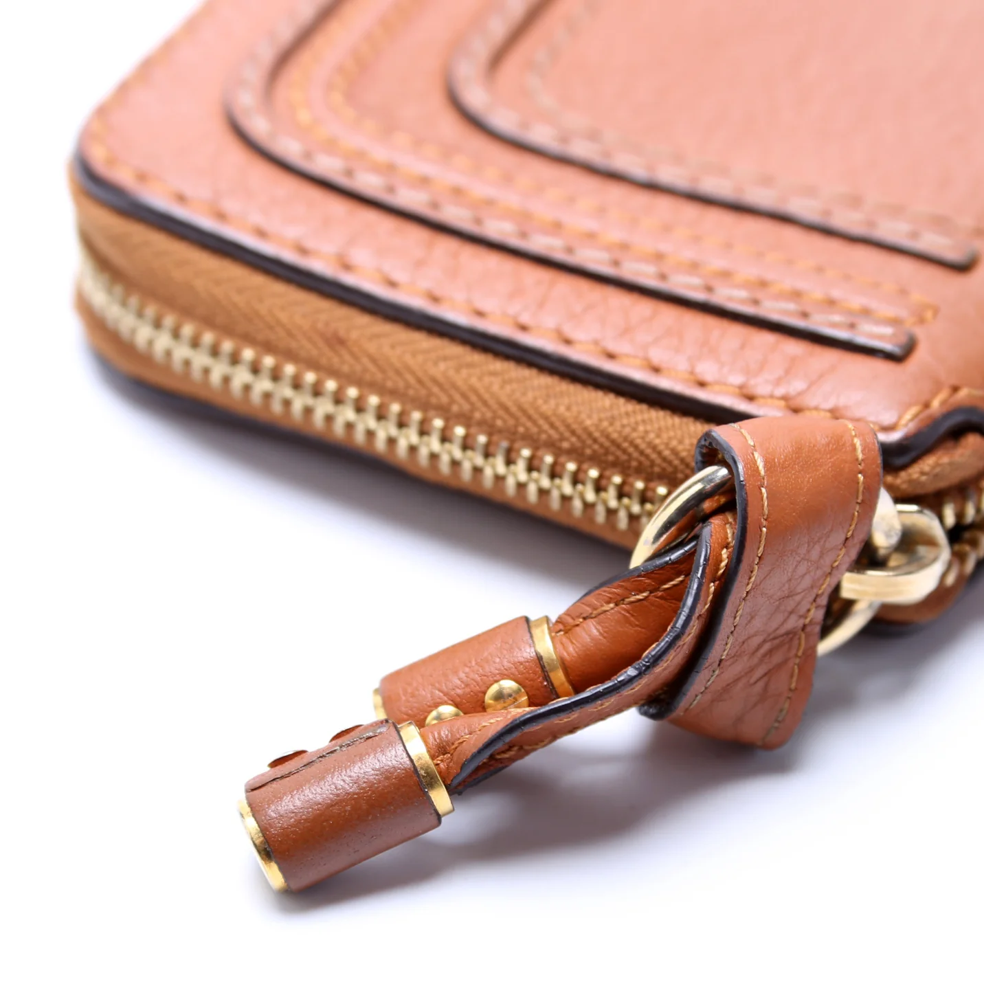 Marcie Long Zip Around Wallet Brown - Image 5