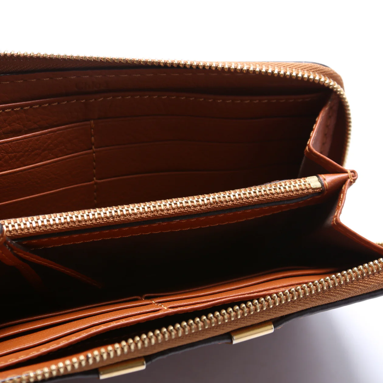 Marcie Long Zip Around Wallet Brown - Image 7