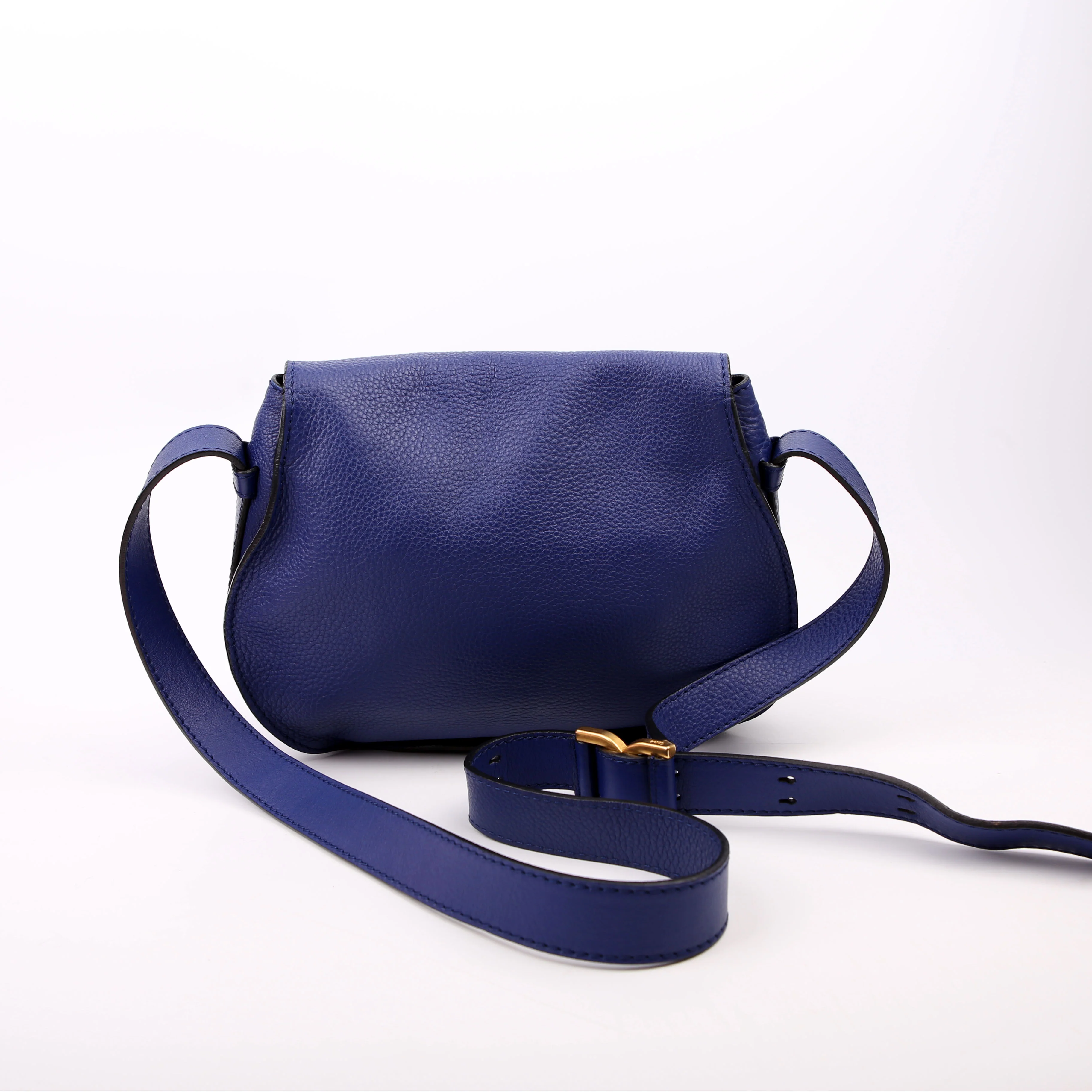 Marcie Saddle Bag Crossbody Medium Blue - Image 3