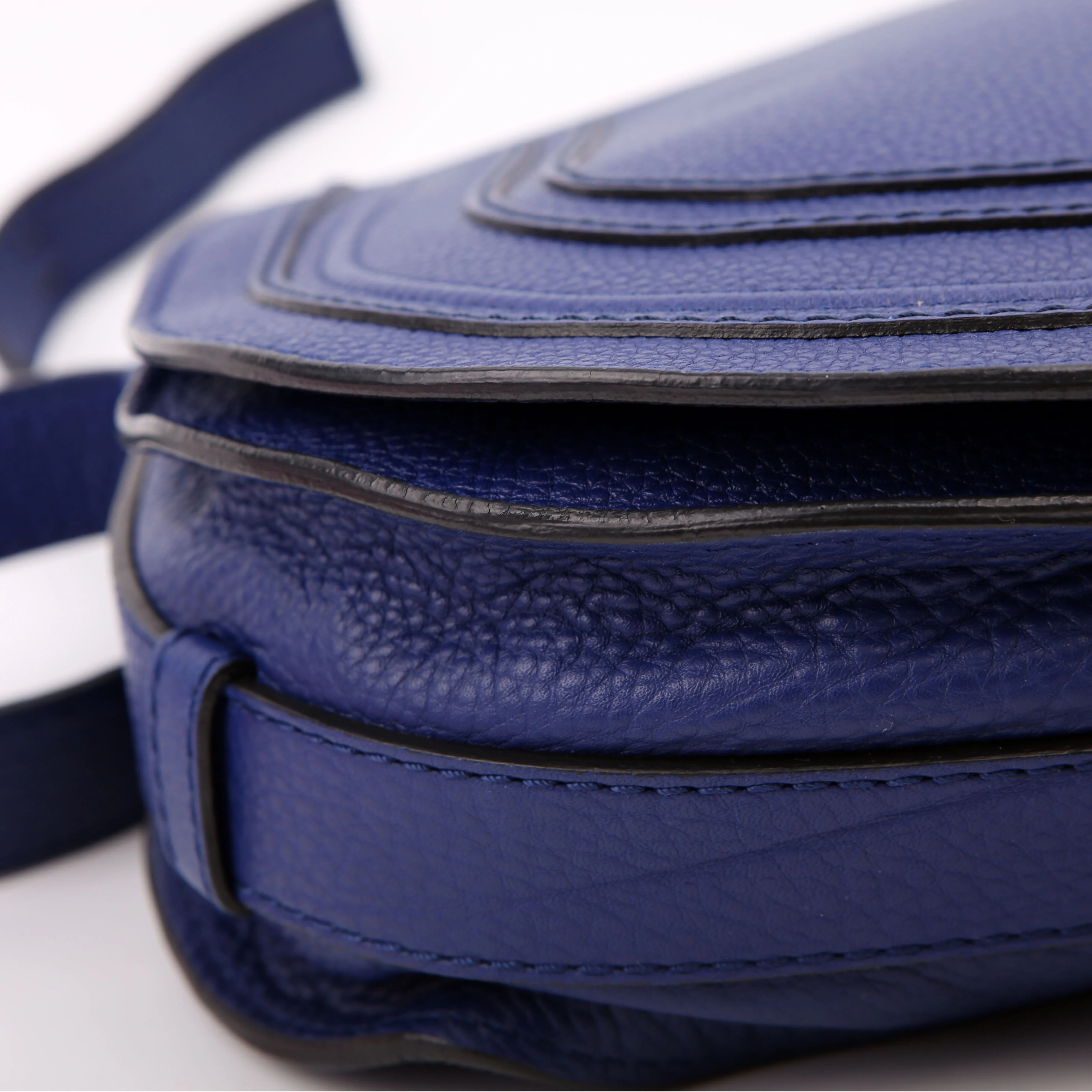 Marcie Saddle Bag Crossbody Medium Blue - Image 5