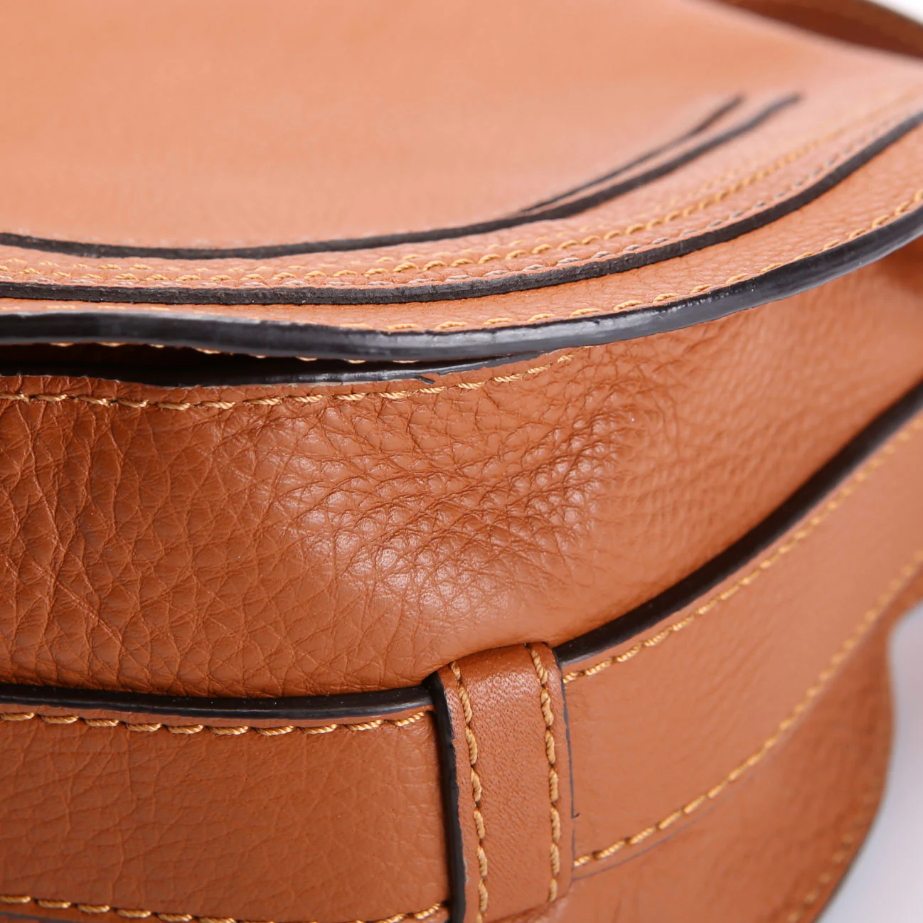Marcie Saddle Bag Crossbody Medium Brown - Image 6