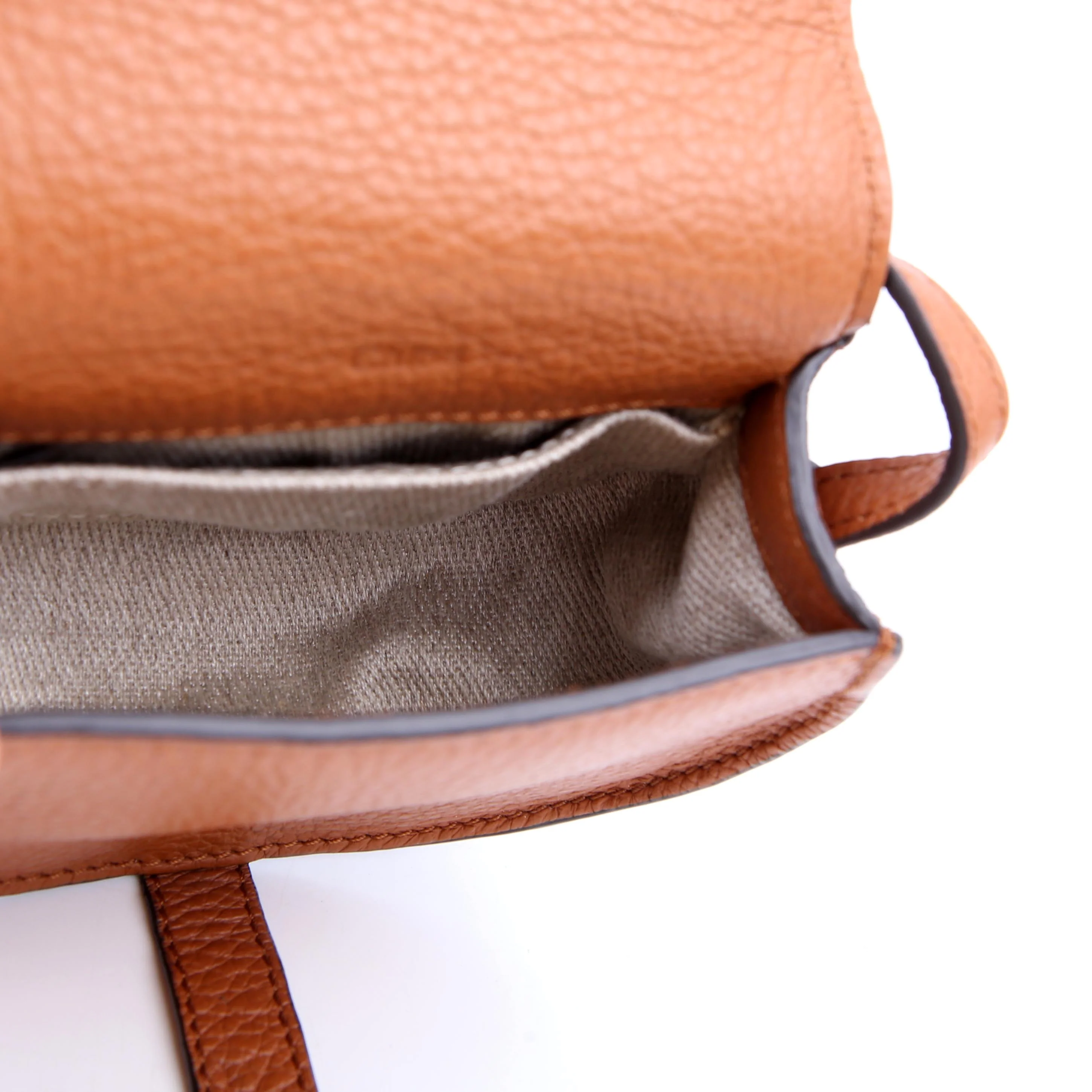 Marcie Saddle Bag Crossbody Mini Brown - Image 9