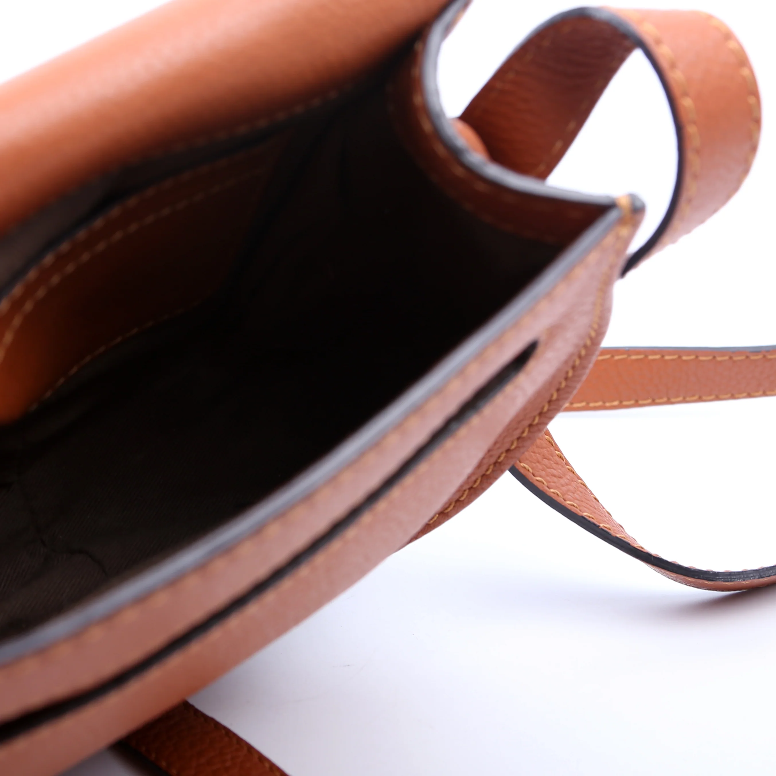 Marcie Saddle Bag Crossbody Small Brown - Image 9