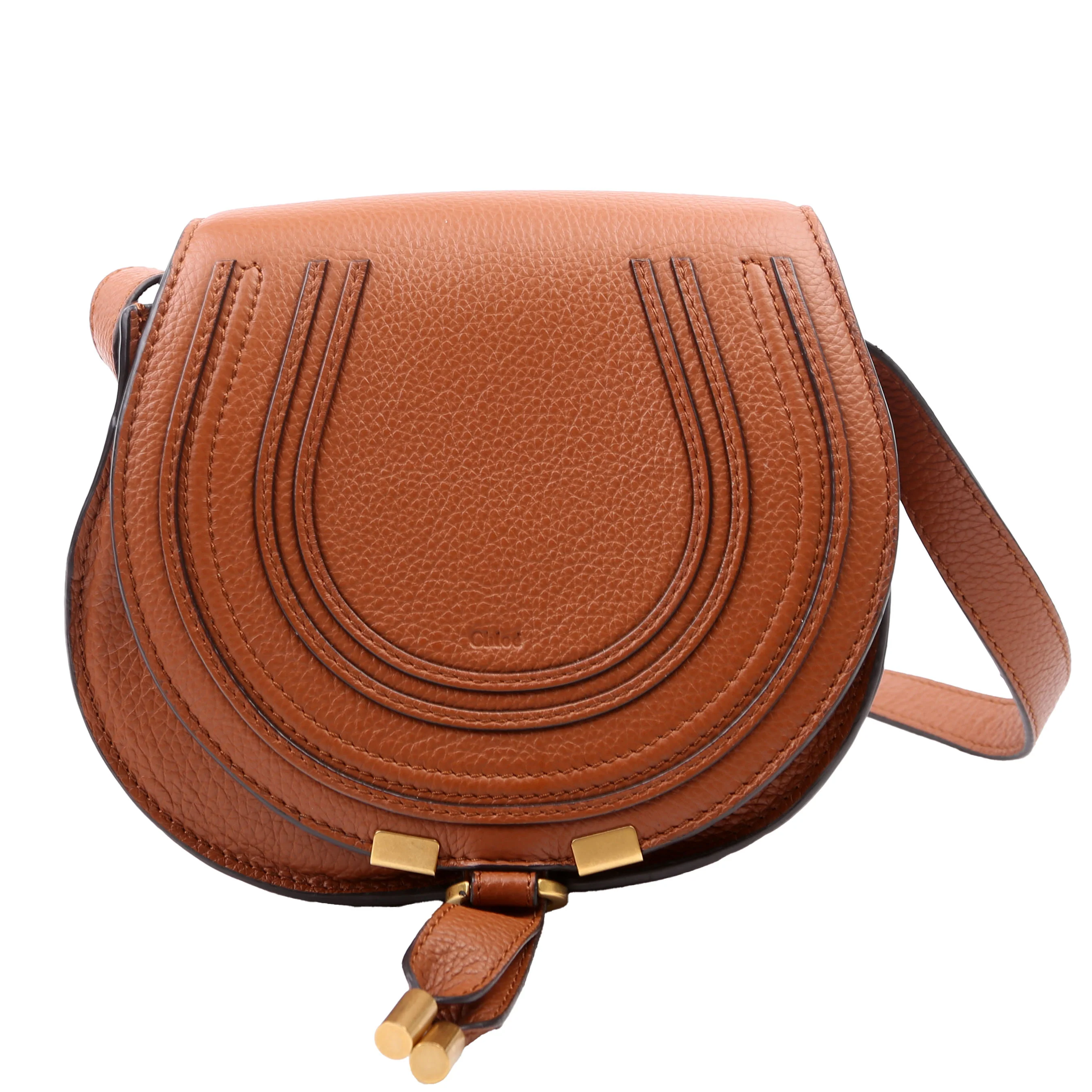 Marcie Saddle Bag Crossbody Small Brown