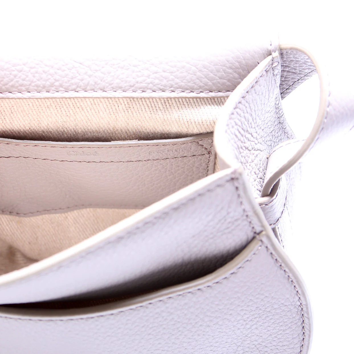Marcie Saddle Bag Crossbody Small Grey - Image 7