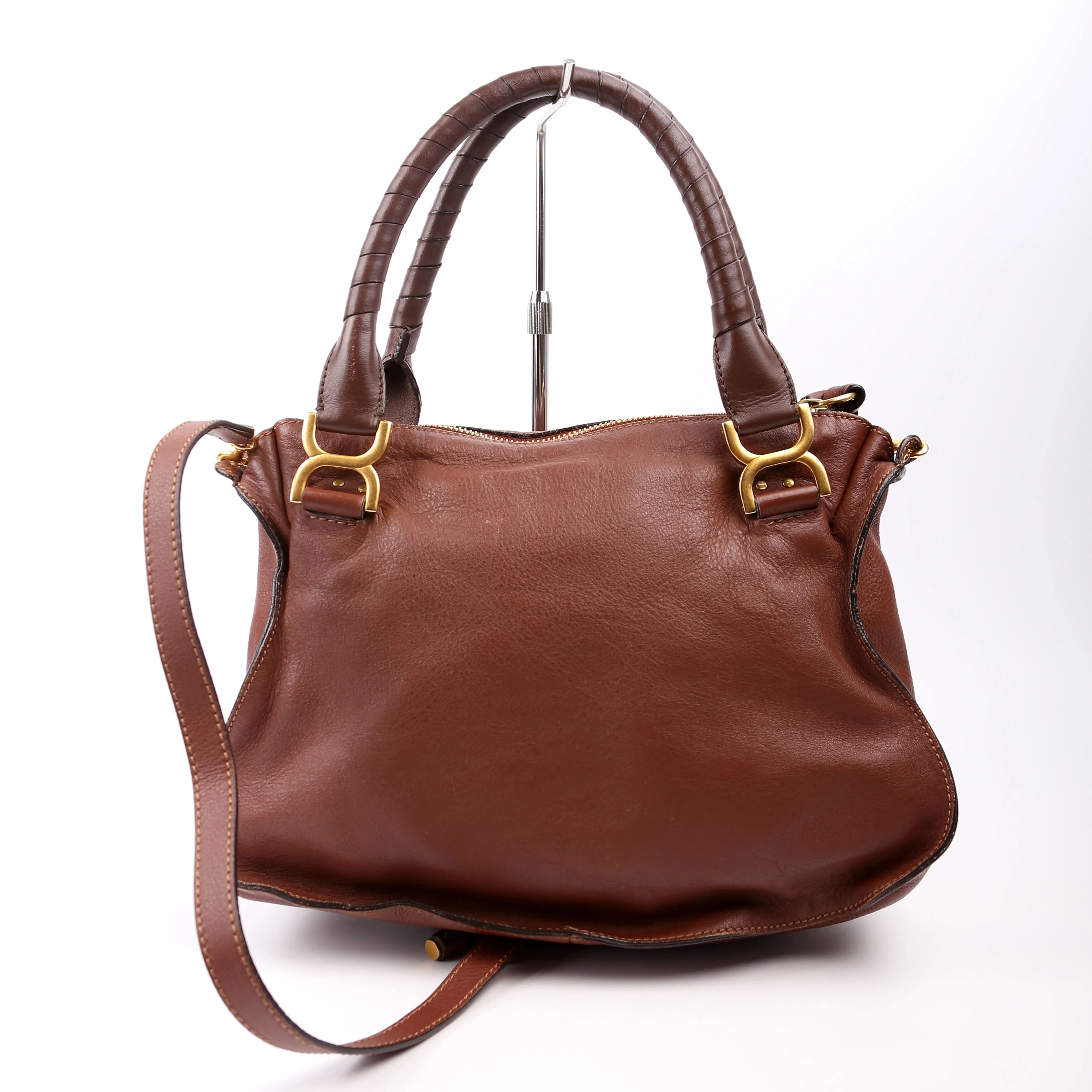 Marcie Satchel Medium 2Way Brown - Image 3