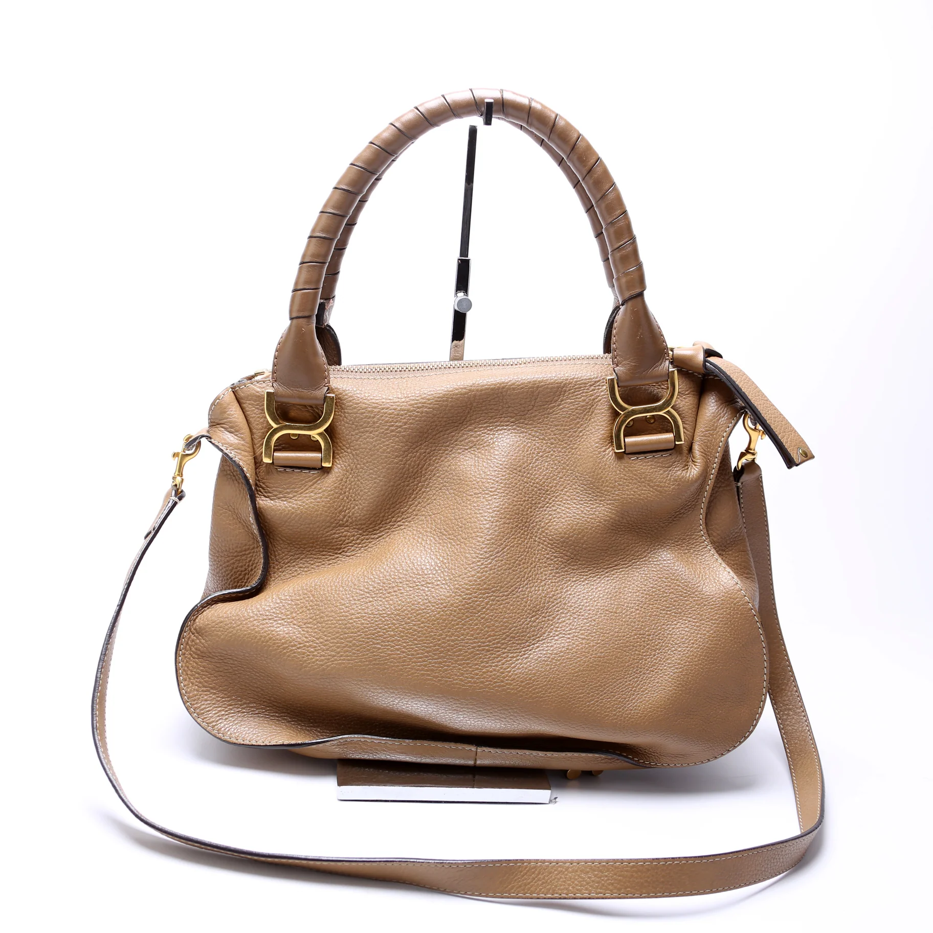 Marcie Satchel Medium 2Way Tan - Image 3