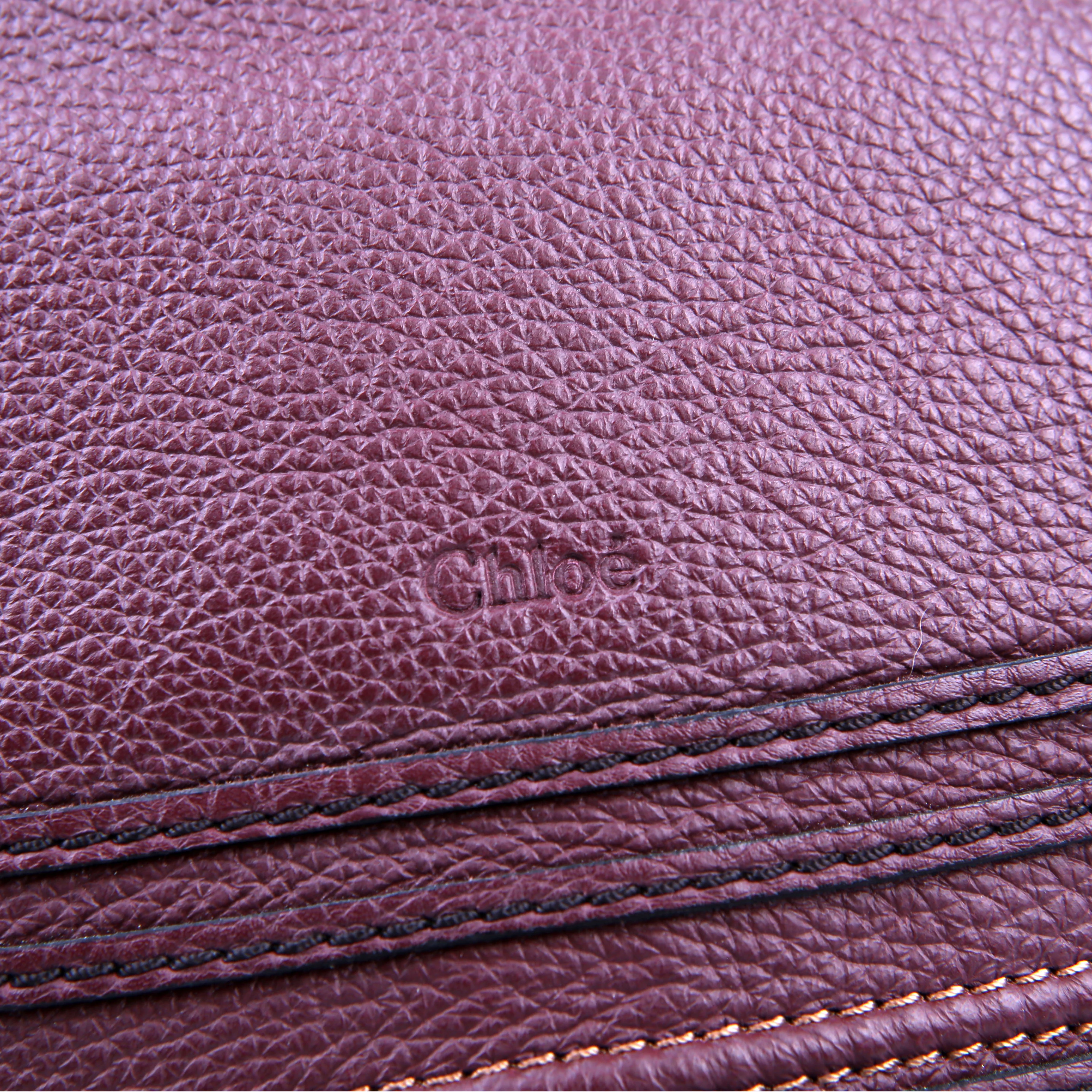Marcie Satchel Medium Burgundy - Image 8