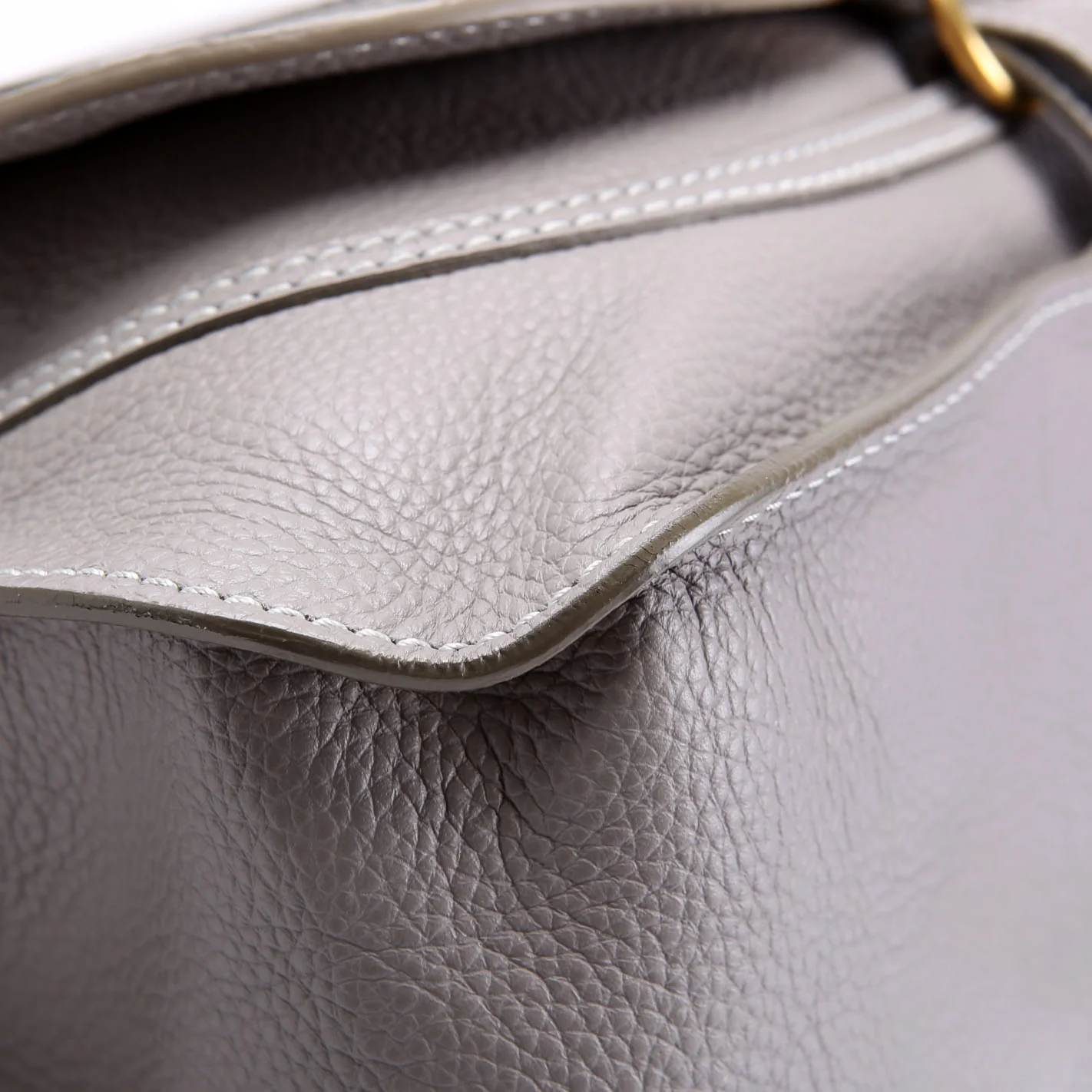 Marcie Satchel Medium Gray/Gold - Image 5
