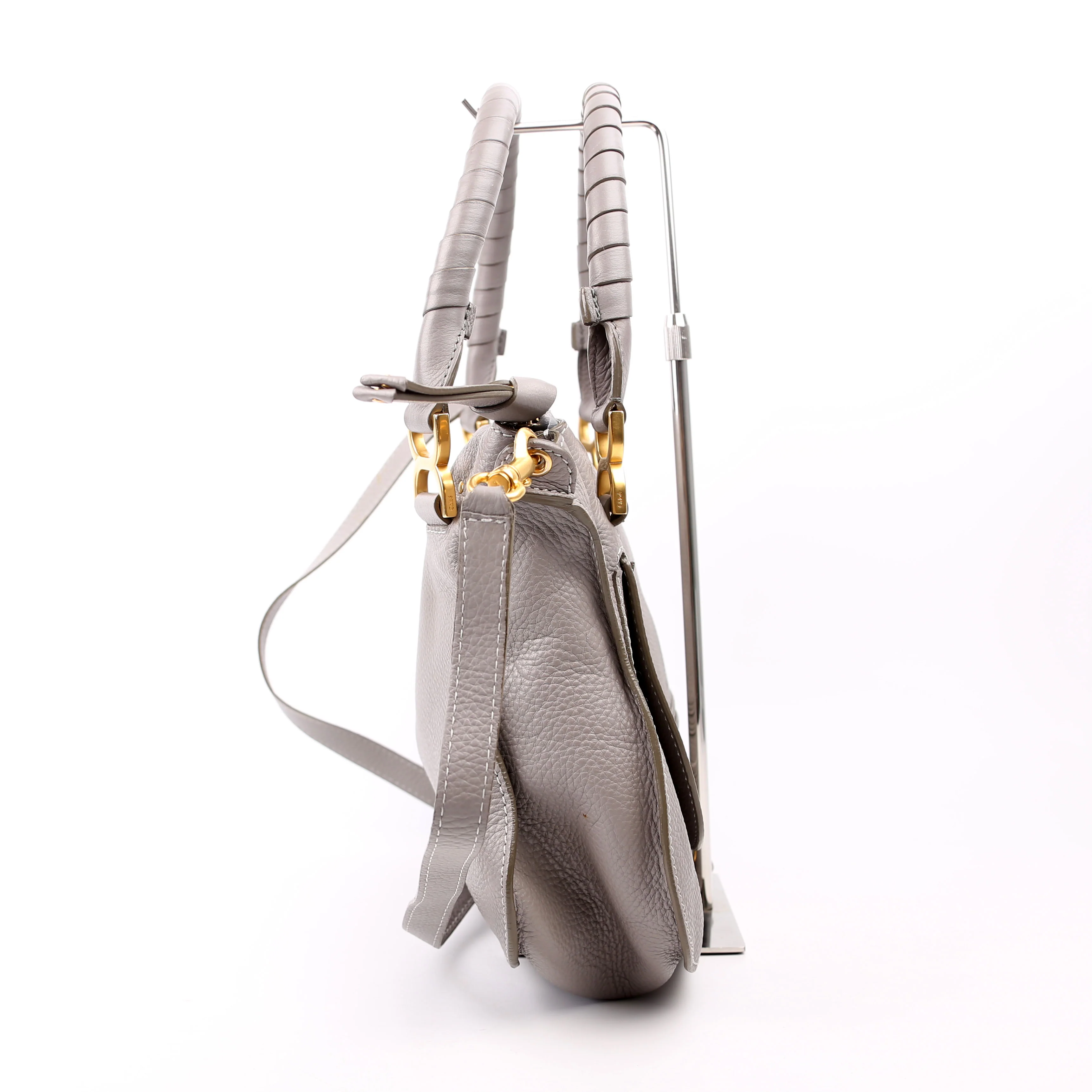 Marcie Satchel Small 2Way Grey - Image 3