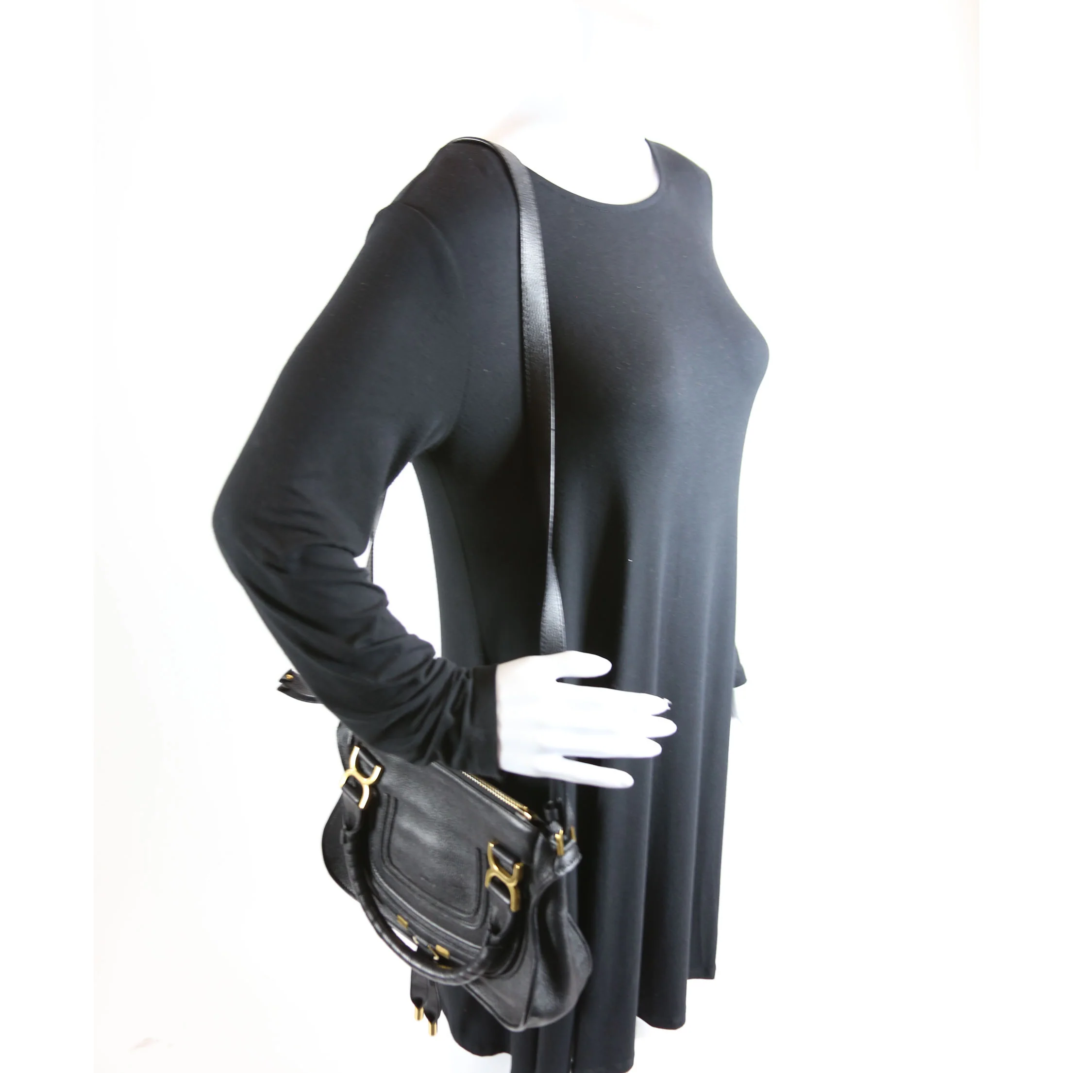 Marcie Small Double Carry Black - Image 9