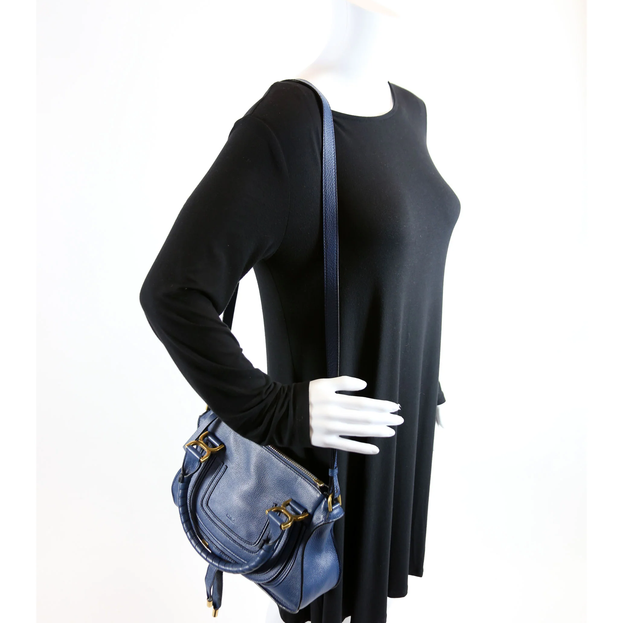 Marcie Small Double Carry Blue - Image 9