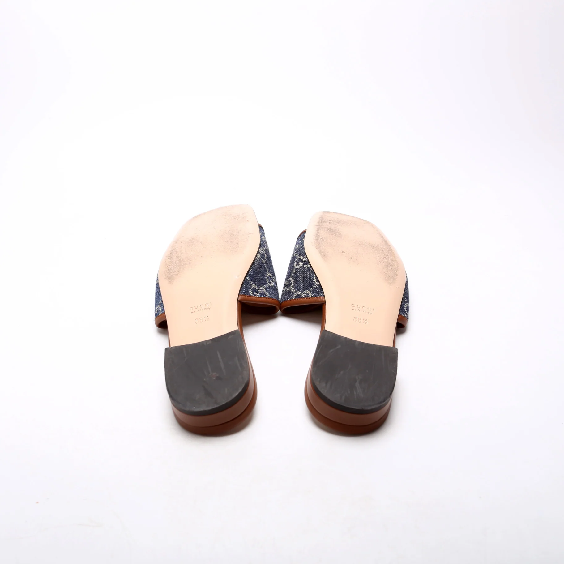 Marmont Denim Slides Size 38.5 Denim - Image 6