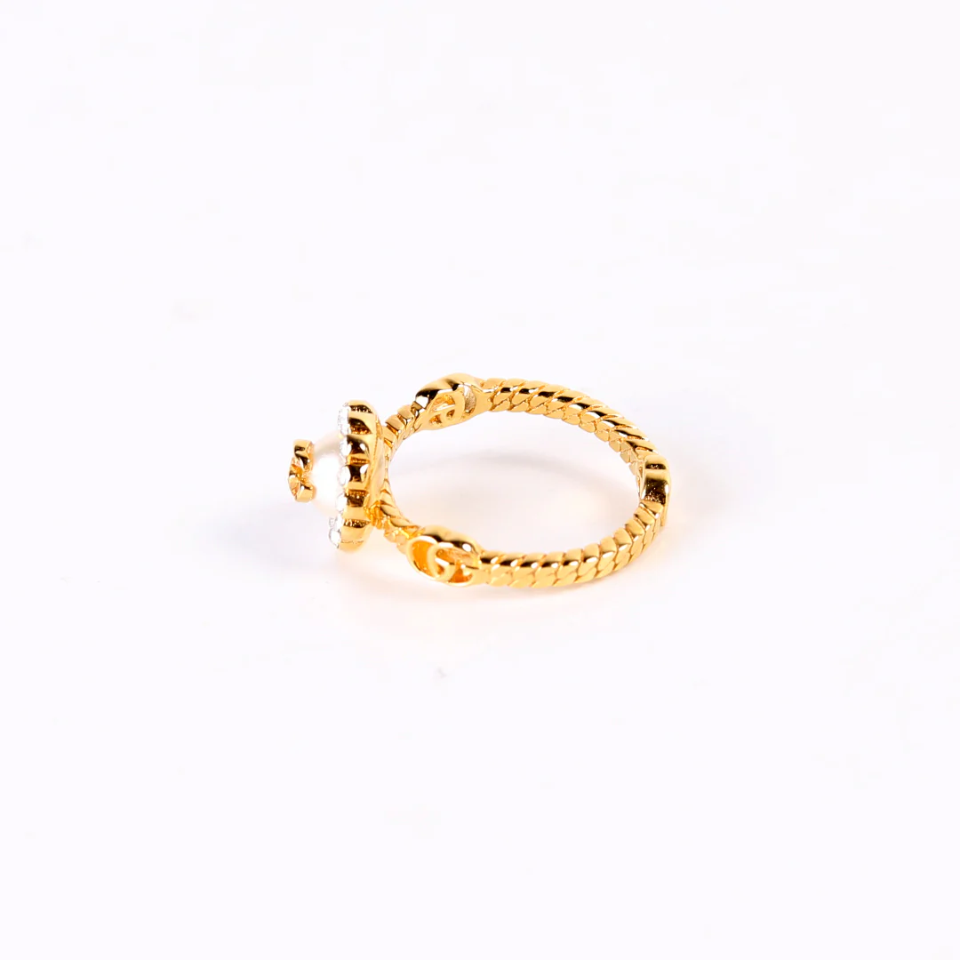 Marmont Double G Flower Ring Gold Size 6 - Image 2