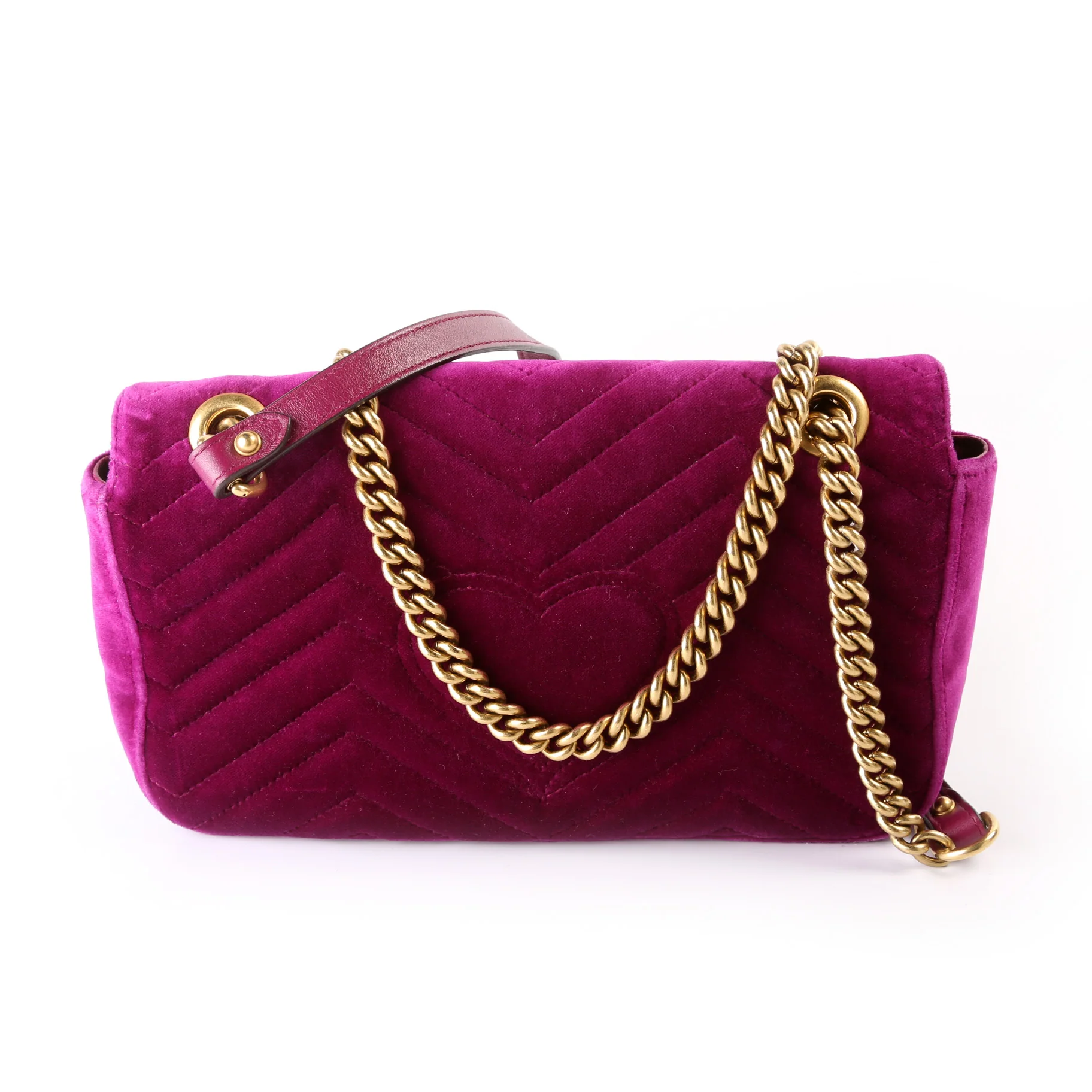 Marmont Shoulder Velvet Small Flap 443497 - Image 2