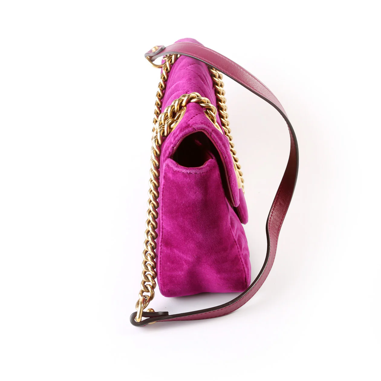 Marmont Shoulder Velvet Small Flap 443497 - Image 3