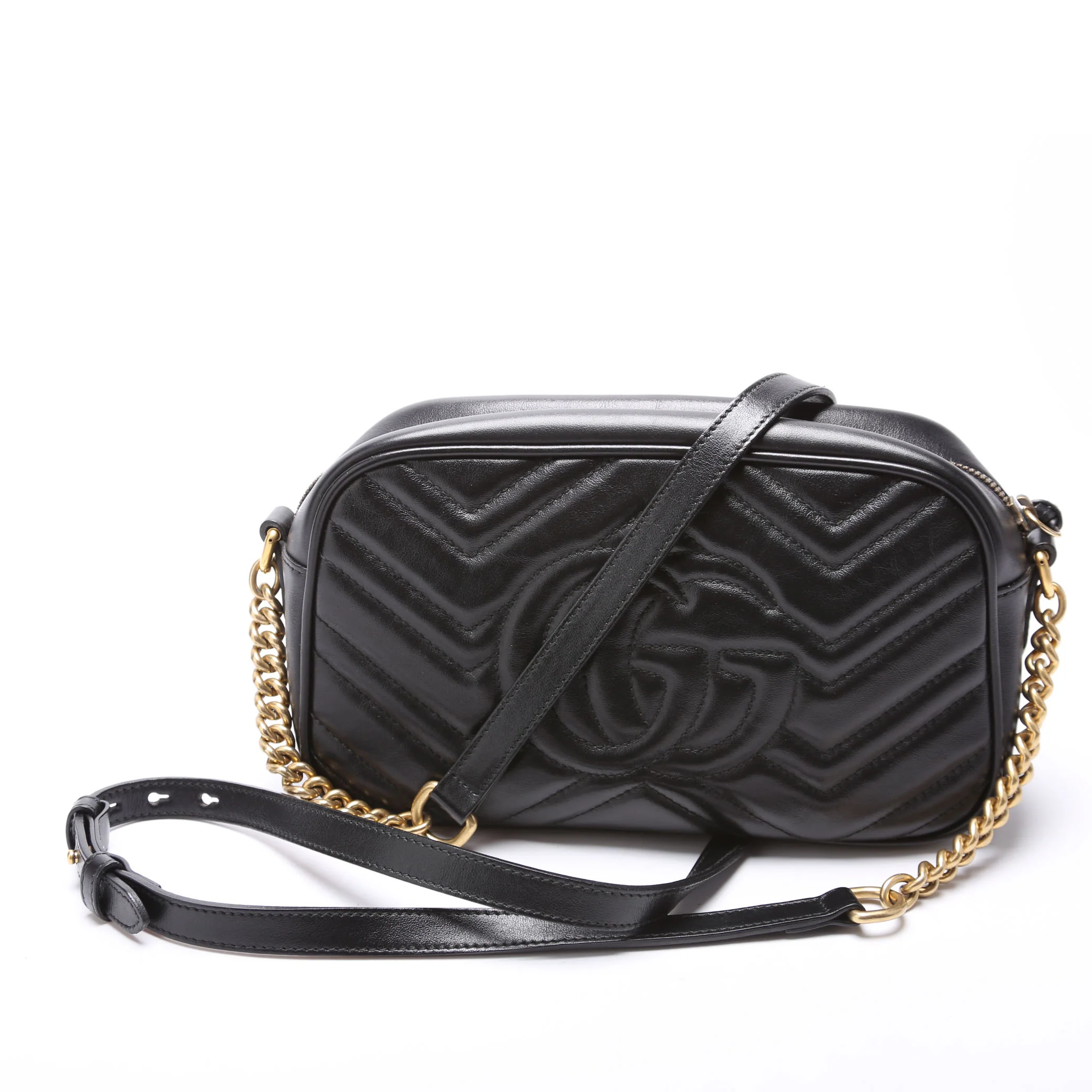 Marmont Small Leather Camera Black - Image 3