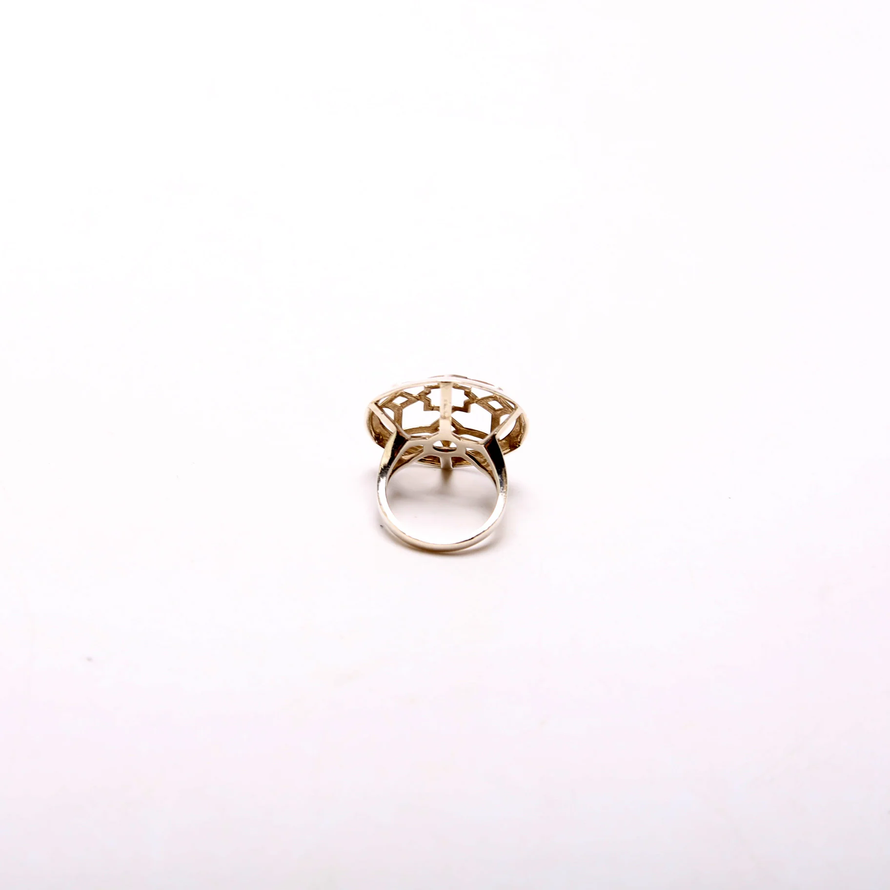 Marrakech Zellige Cocktaing Ring Size 7 - Image 3