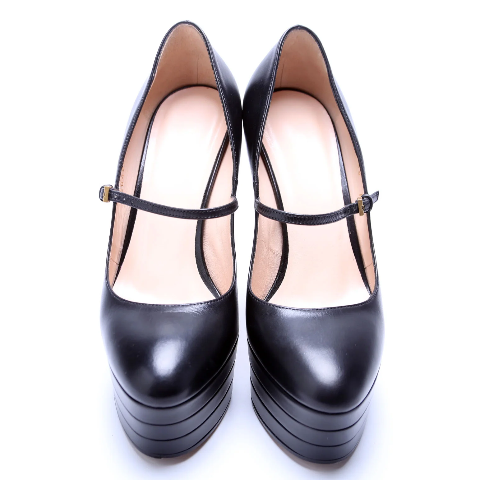 Mary Jane Platform Pumps Size 36 Black - Image 2
