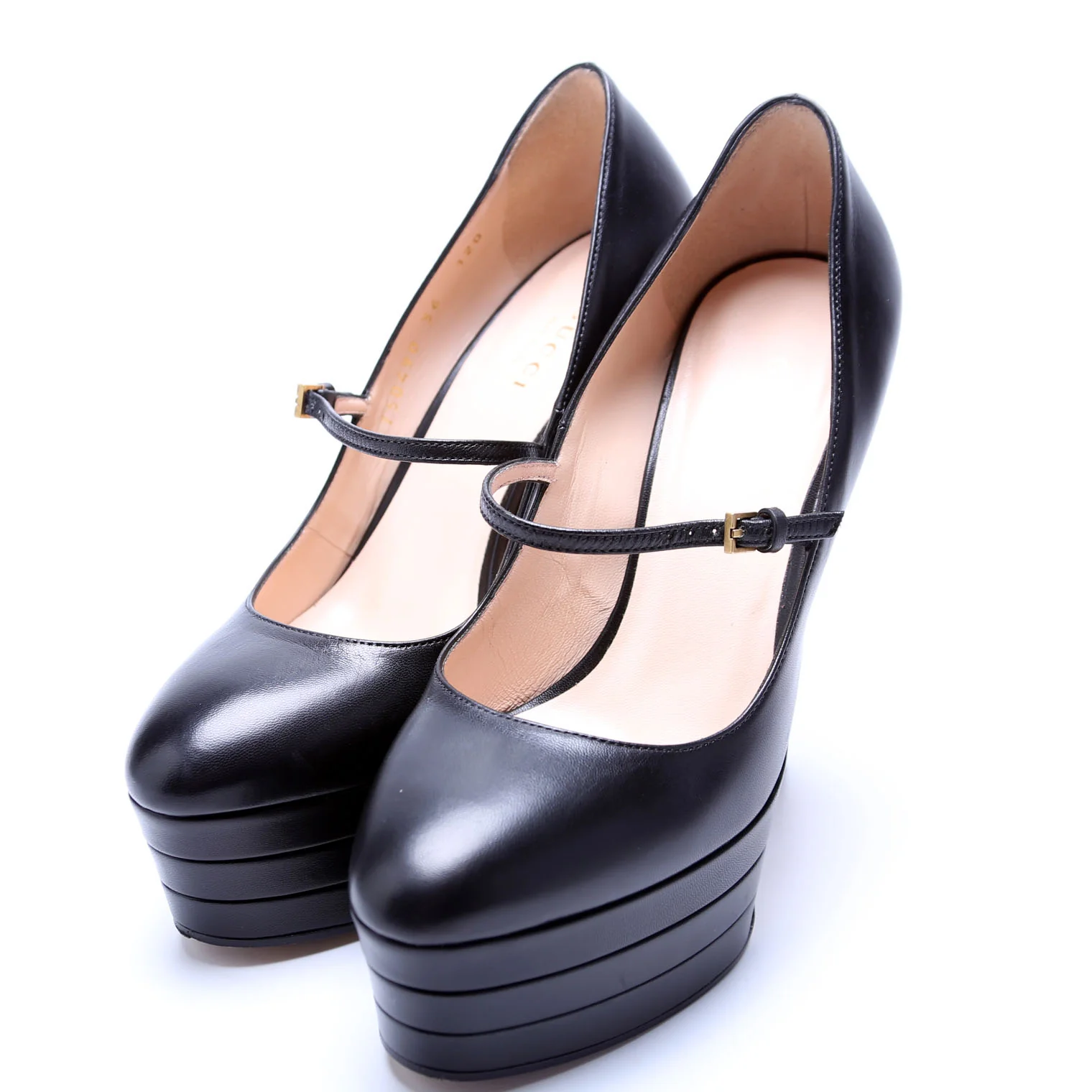 Mary Jane Platform Pumps Size 36 Black - Image 3