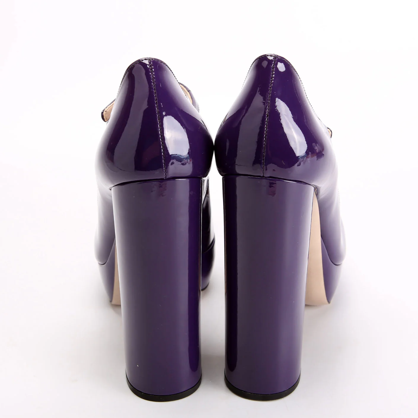 Mary Jane Pumps Size 38.5 Purple - Image 4