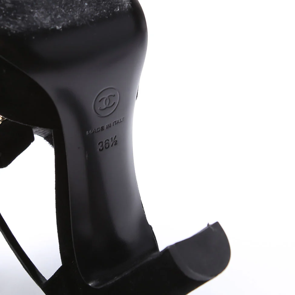 Mary - Jane Velvet Bow Pumps Size 36.5 Black - Image 7