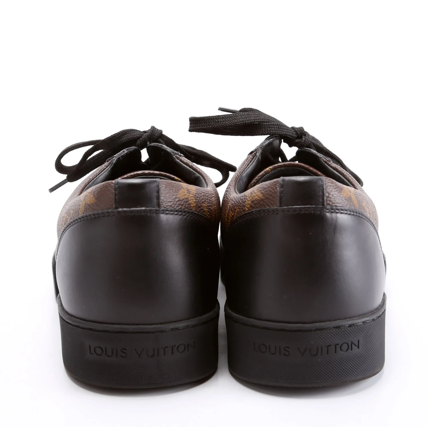 Match Up Sneakers Size 40.5 (Men's 8) Black/Brown - Image 4