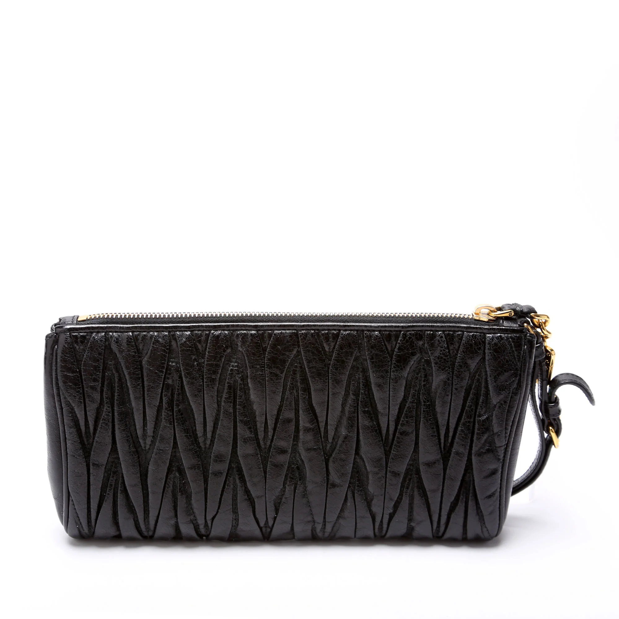 Matelasse Lambskin Clutch Black - Image 3