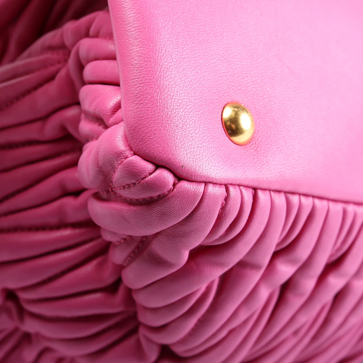 Matelasse Nappa Tote Pink - Image 9