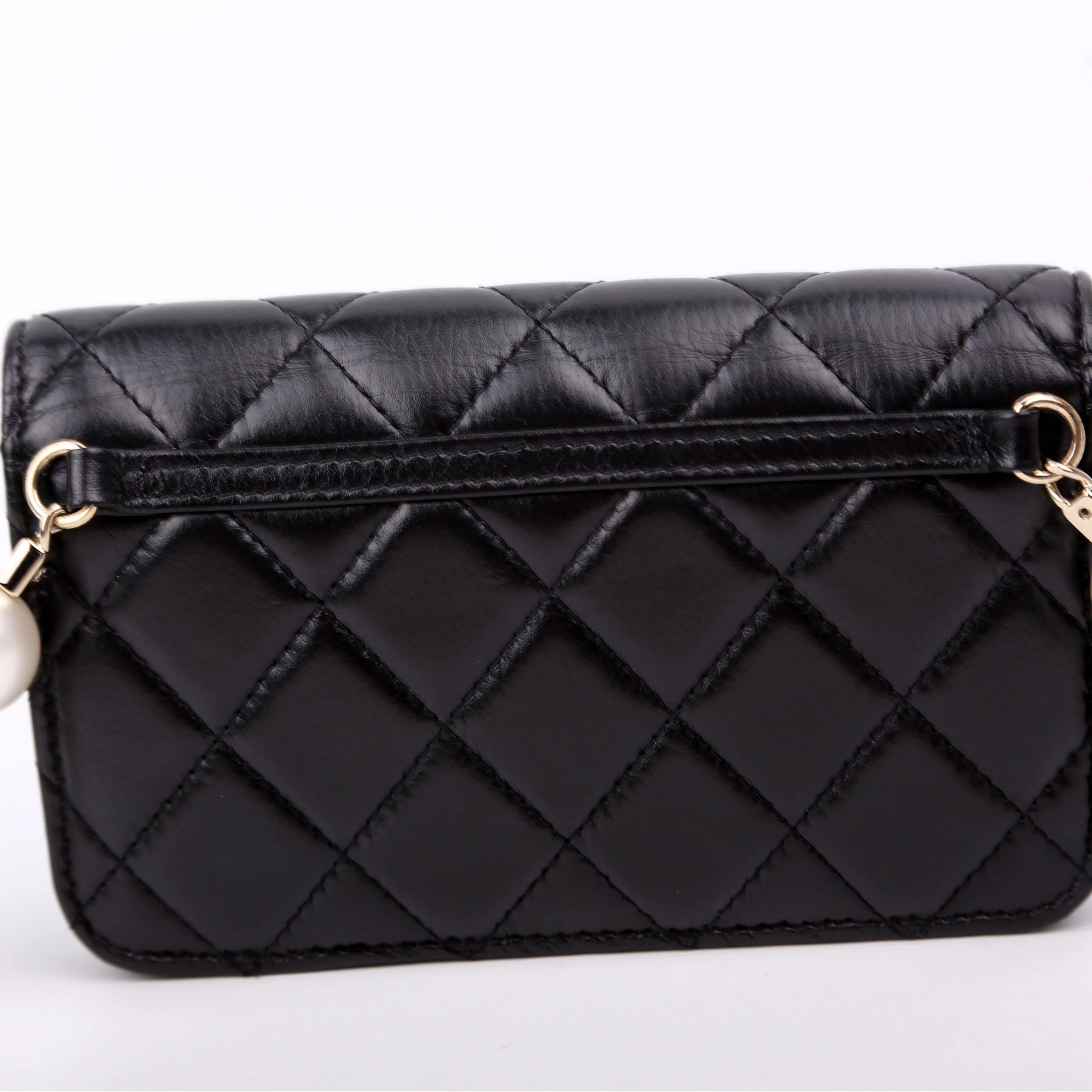 Maxi Pearls WOC Lambskin 30M Black - Image 4