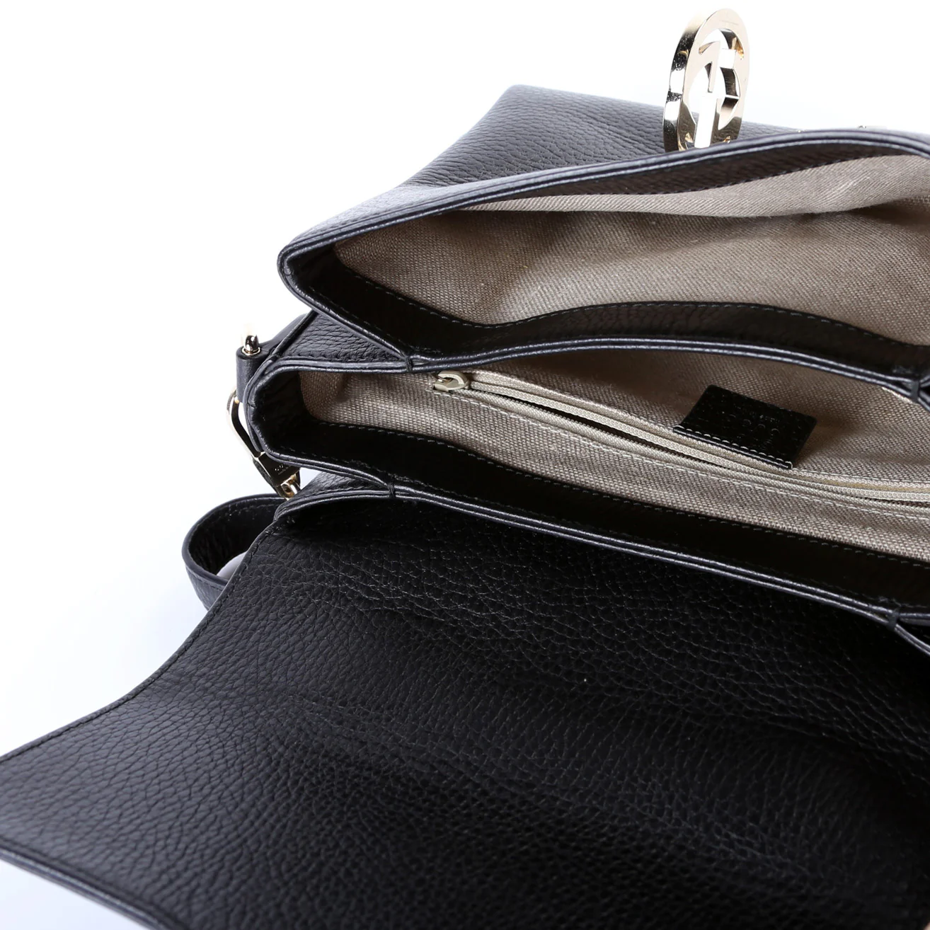 Medium Interlocking Satchel 510302 - Image 8