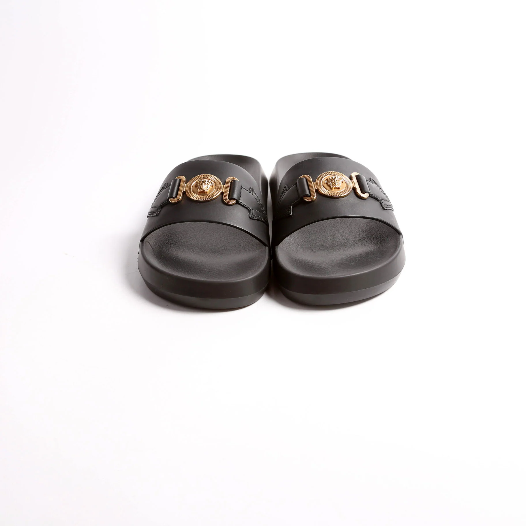 Medusa Biggie Slides Size 41 Black/Gold - Image 2