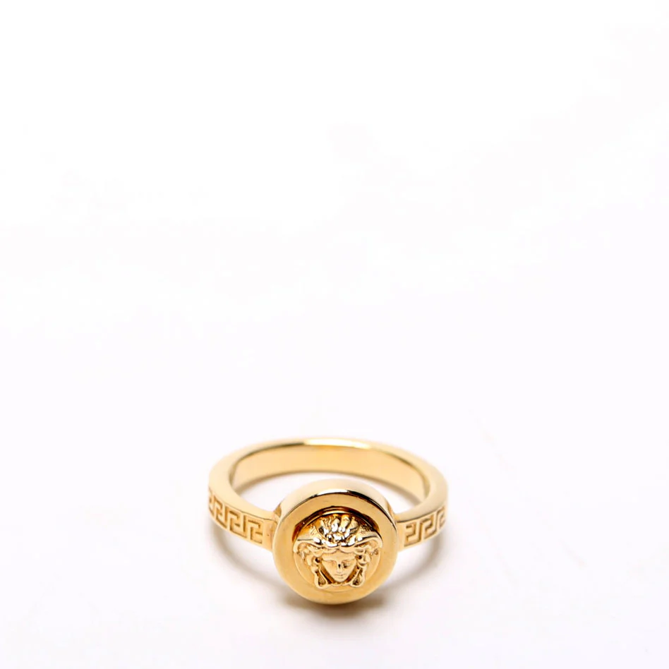Medusa Circle Ring Size 7.5 Gold - Image 2
