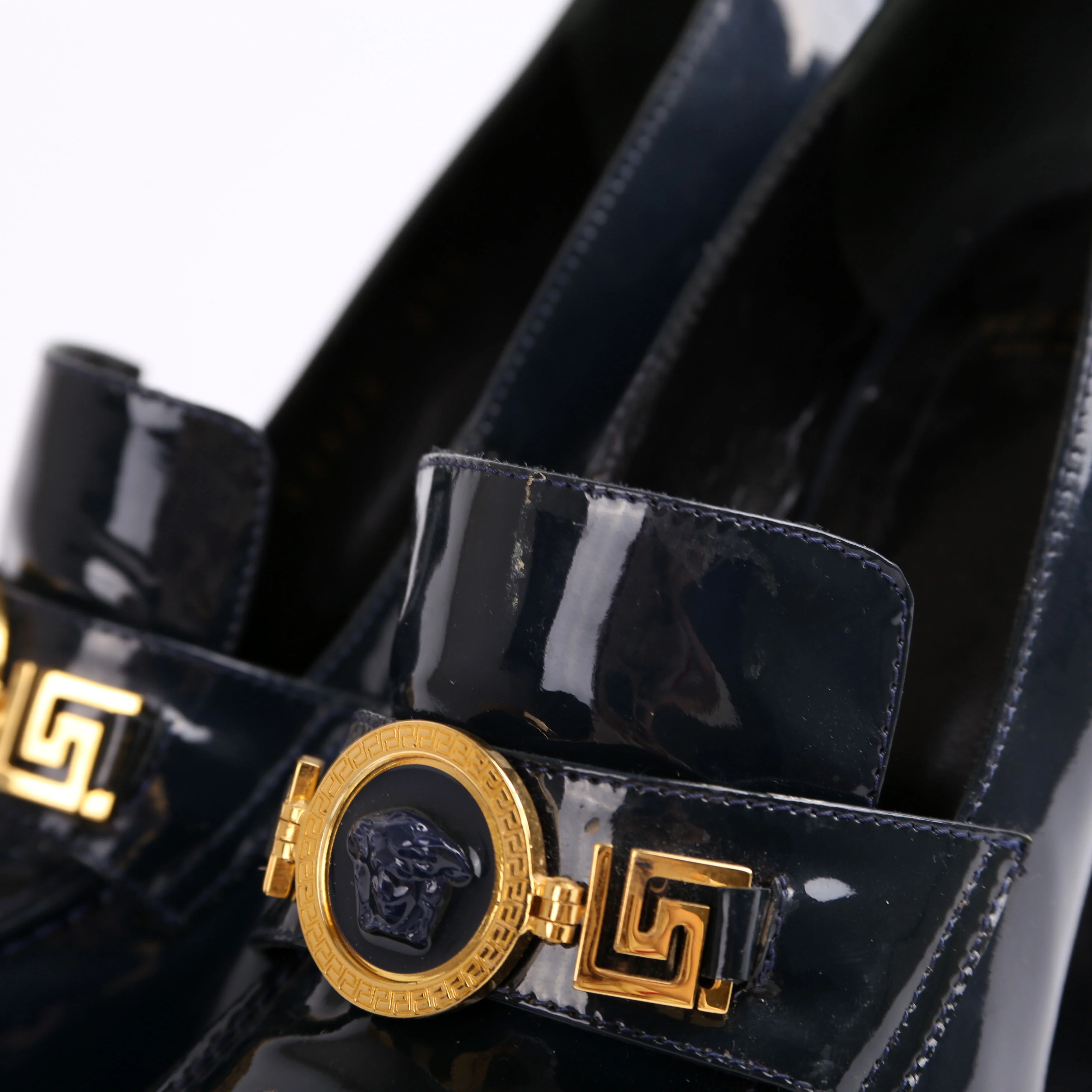 Medusa Heeled Loafer Patent Size 37.5 - Image 10