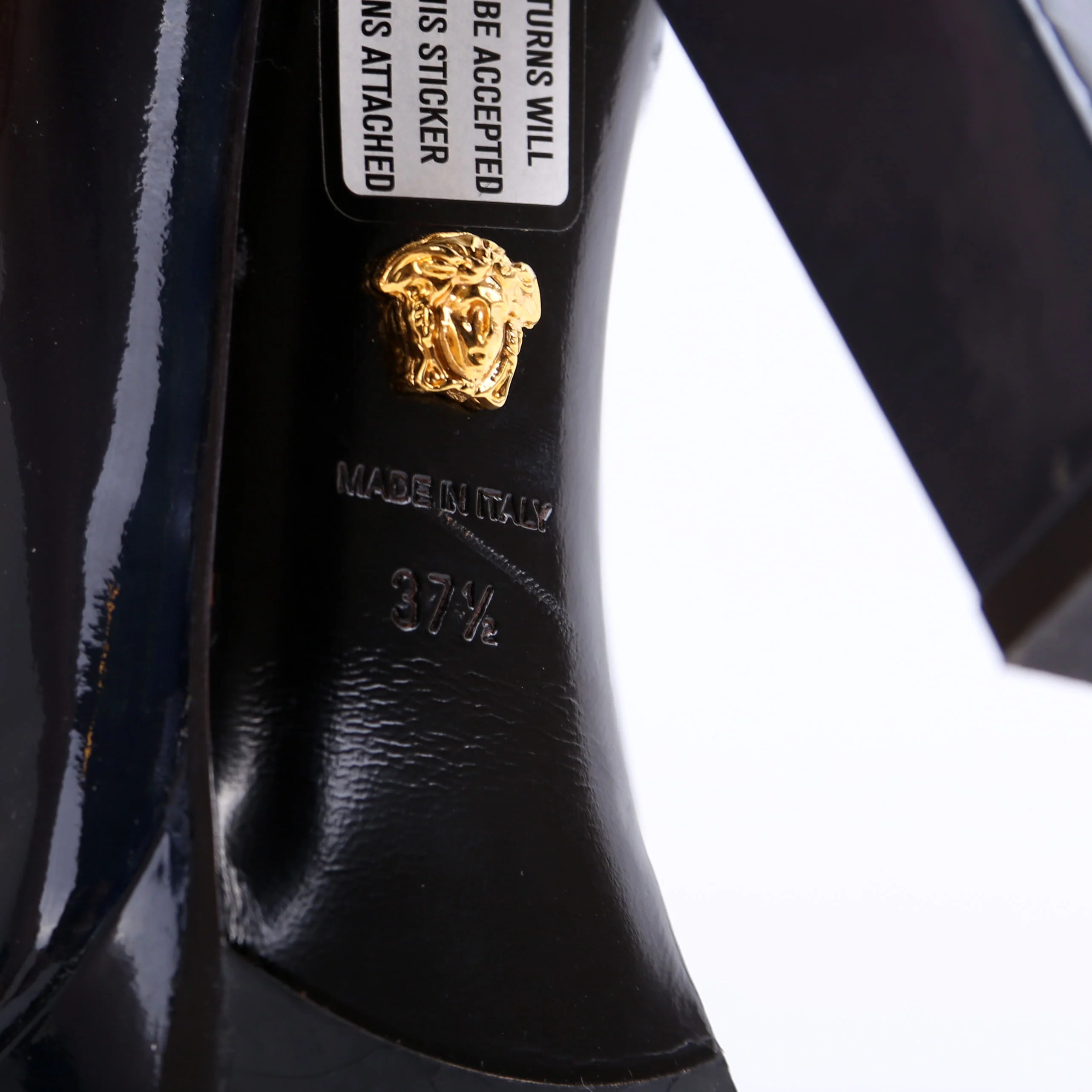 Medusa Heeled Loafer Patent Size 37.5 - Image 8