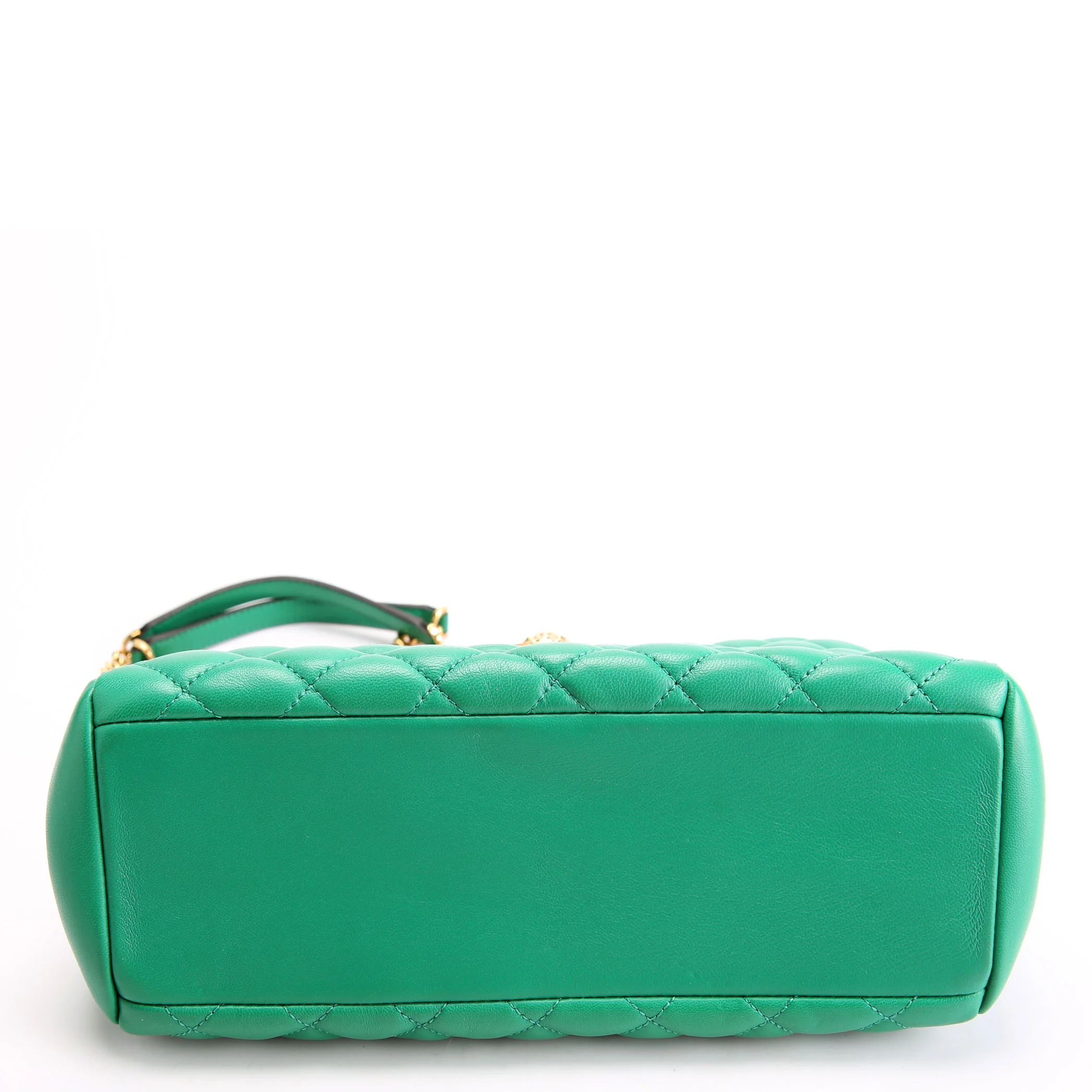 Medusa Icon Small Chain Tote Green - Image 4