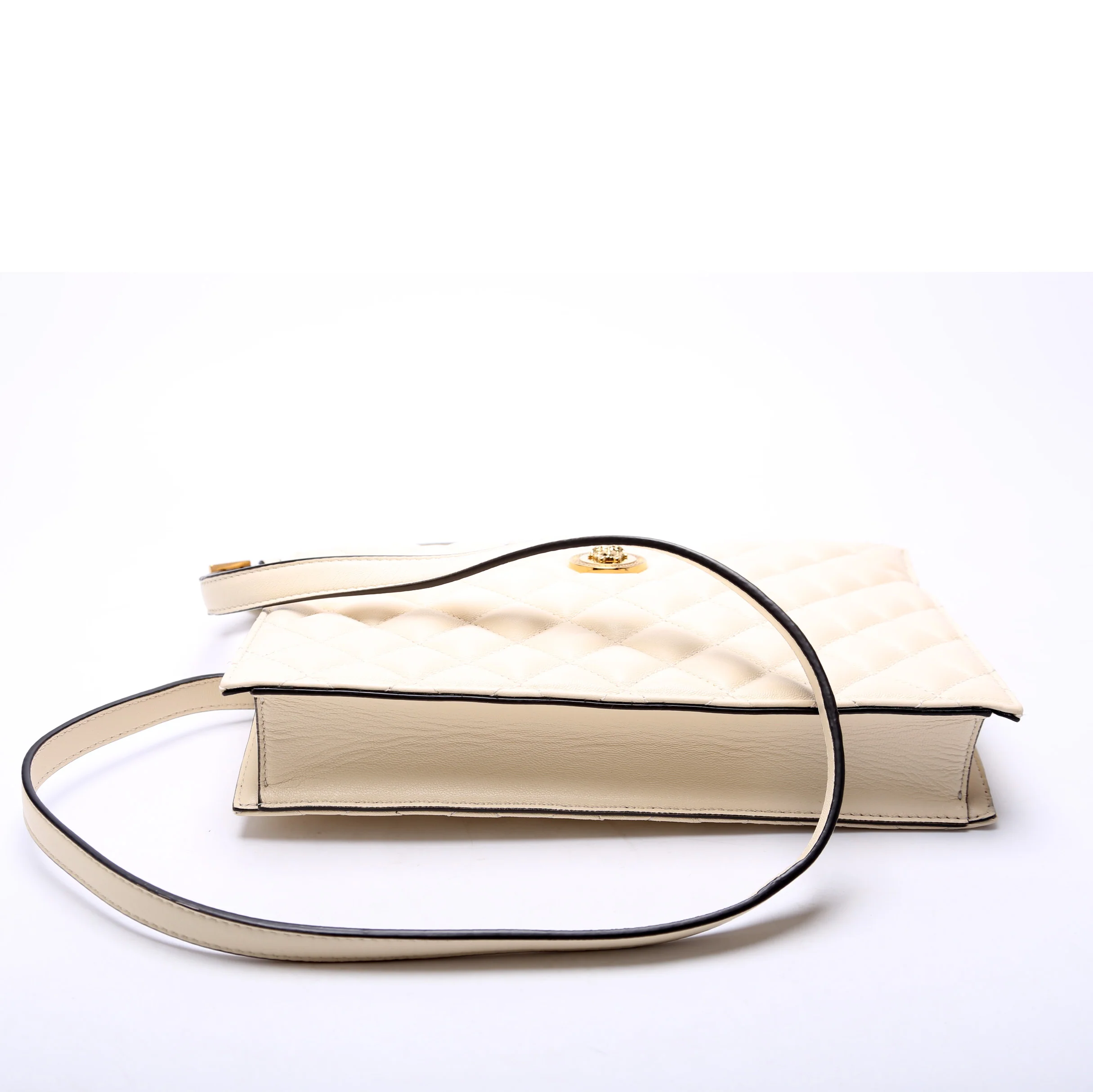 Medusa Quilted Leather Pouch - Image 4