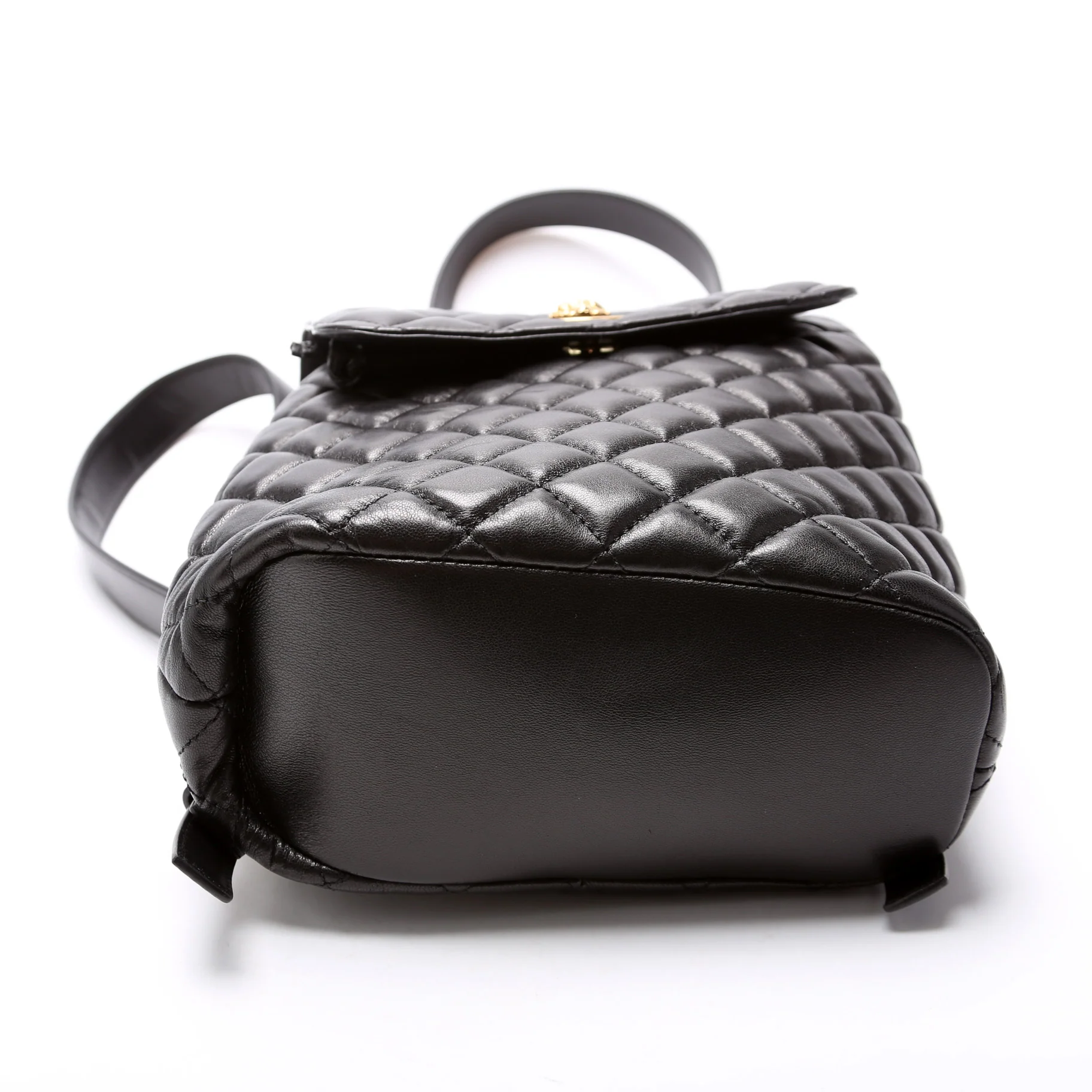 Medusa Quilted Leather Small Backpack - Image 4