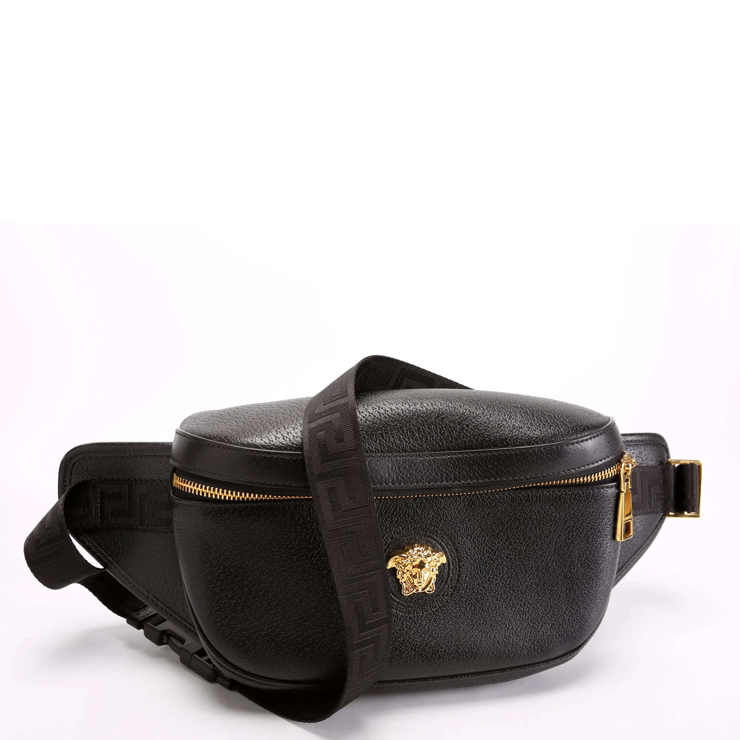 Medusa Waist Bag Leather Black - Image 2