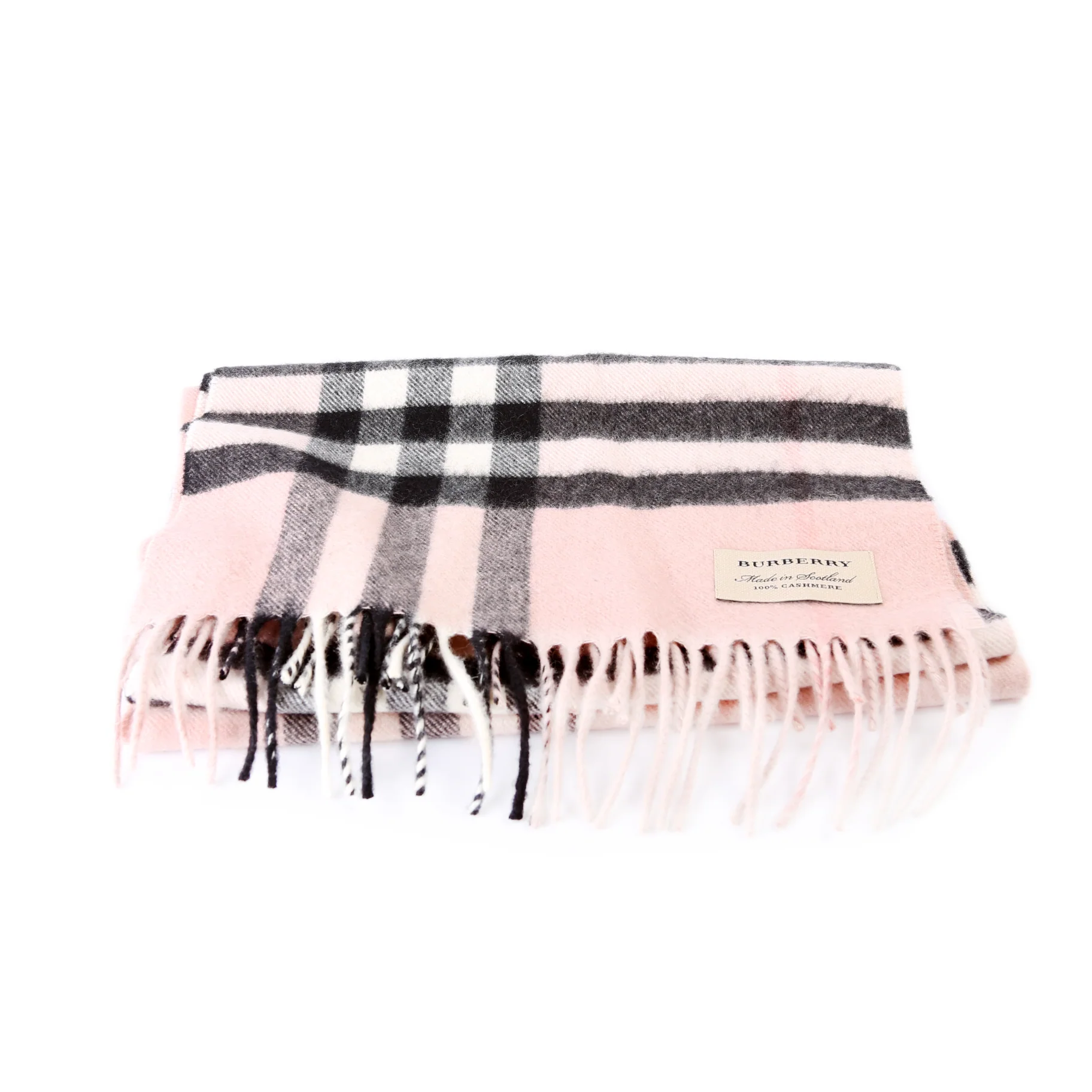Mega Check Cashmere Scarf - Image 2