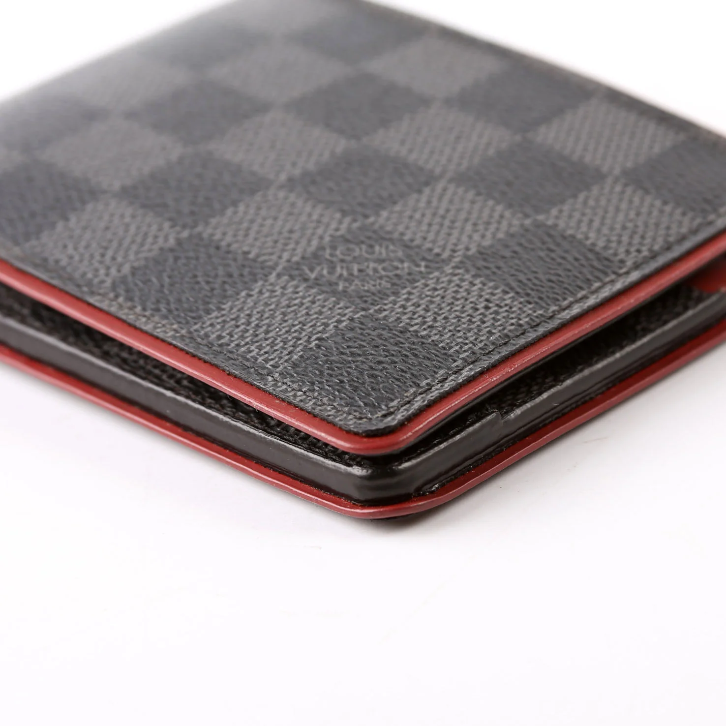 Mens Multiple Wallet Damier Graphite/Leather - Image 5
