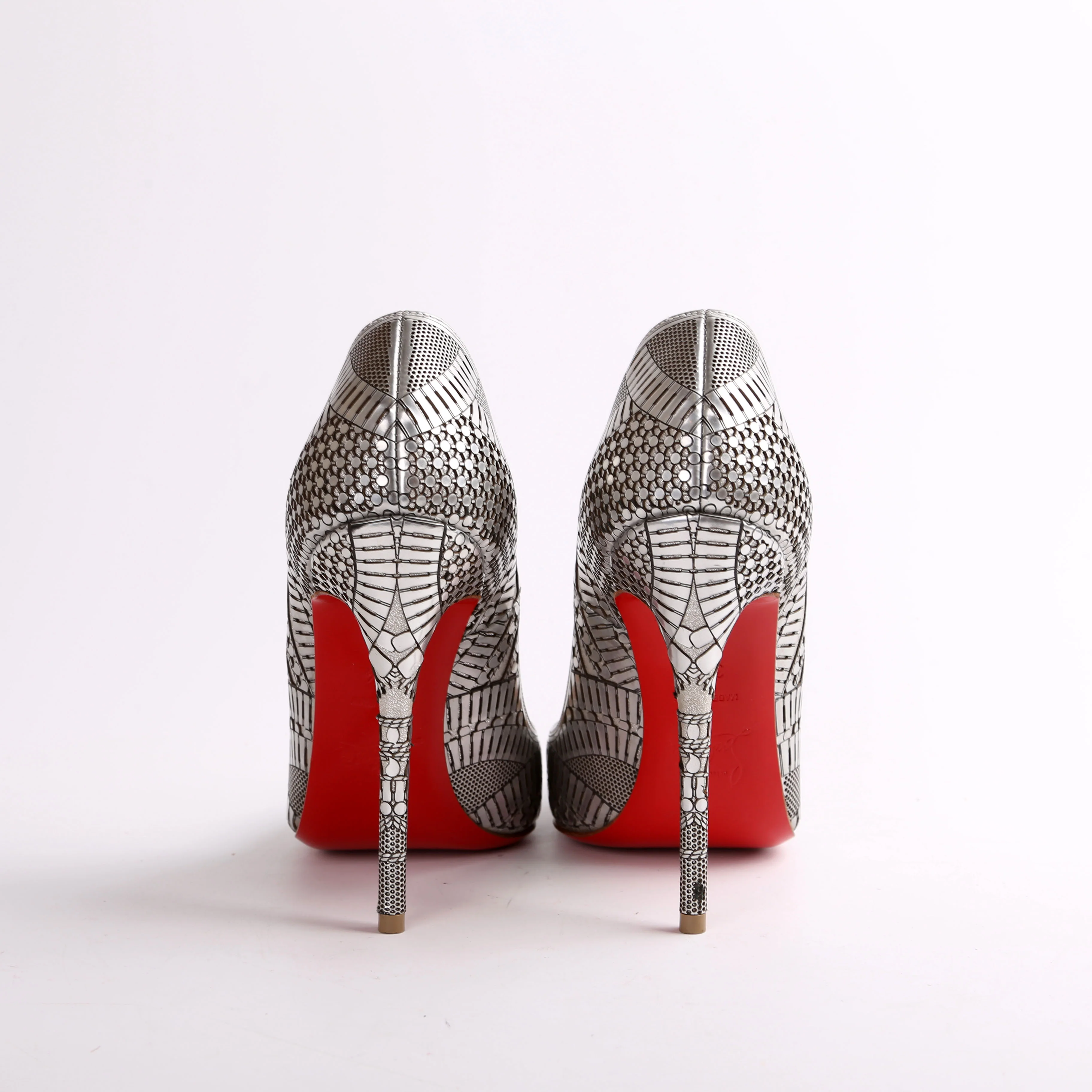 Metallic Specchio Kristali 120 Pumps Size 35.5 - Image 6
